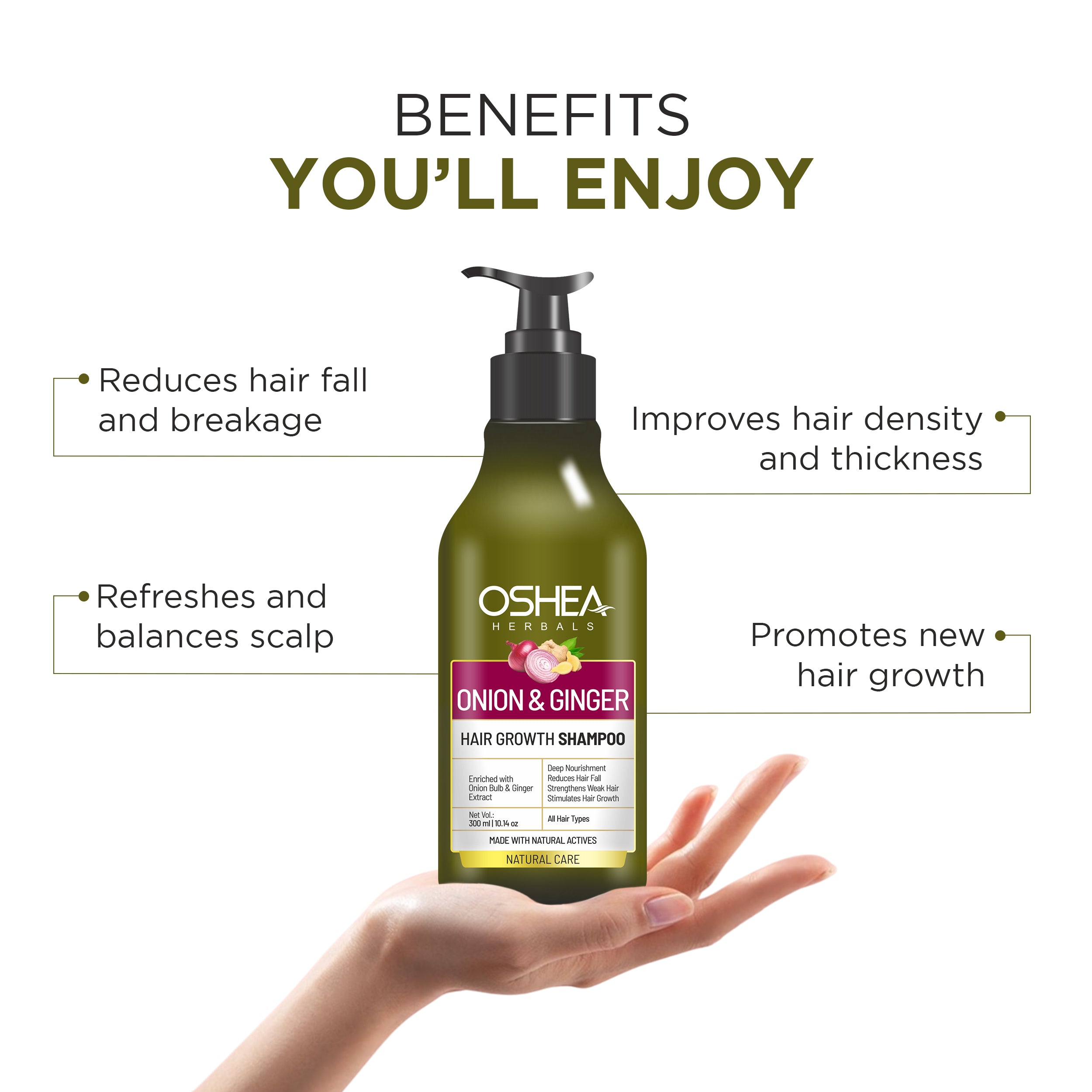 Onion And Ginger Hair Growth Shampoo