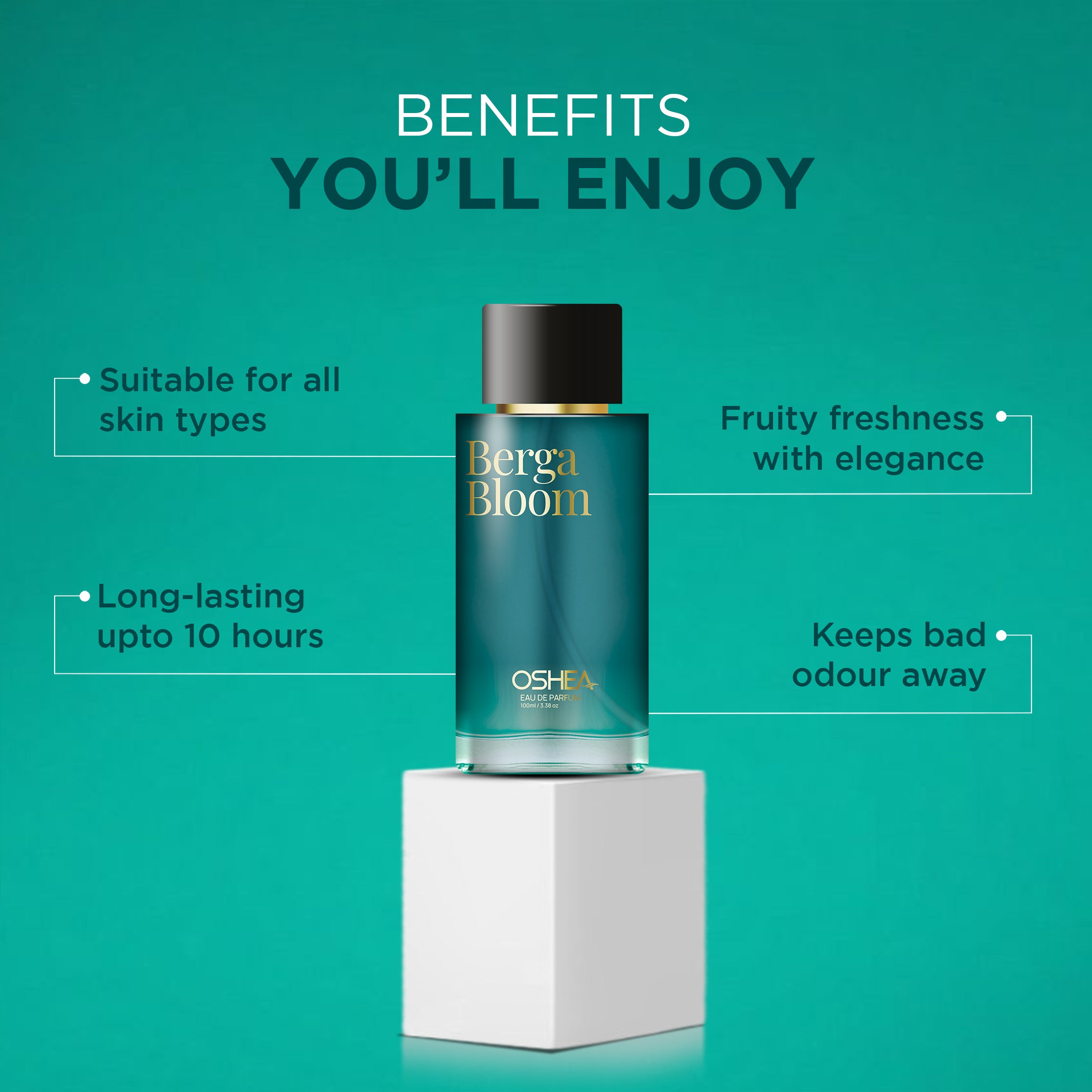 Eau De Parfum Berga Bloom Perfume for Men & Women