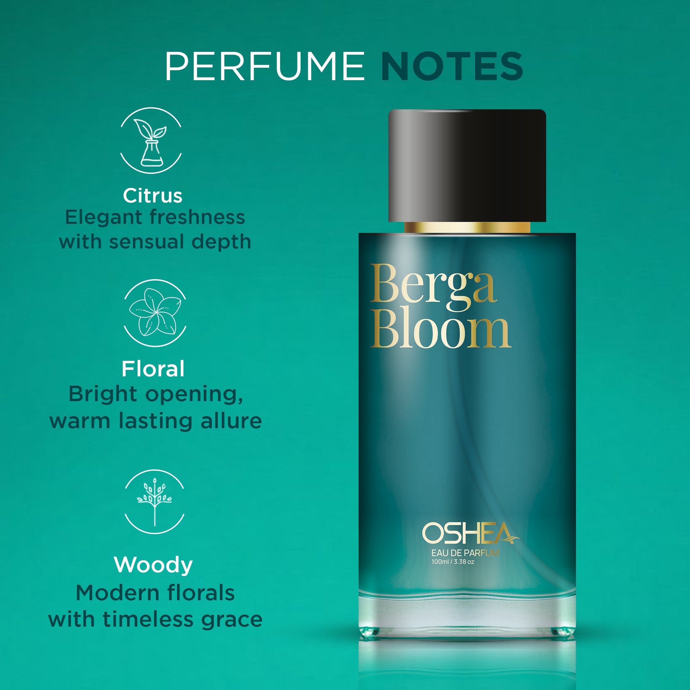 Eau De Parfum Berga Bloom Perfume for Men & Women