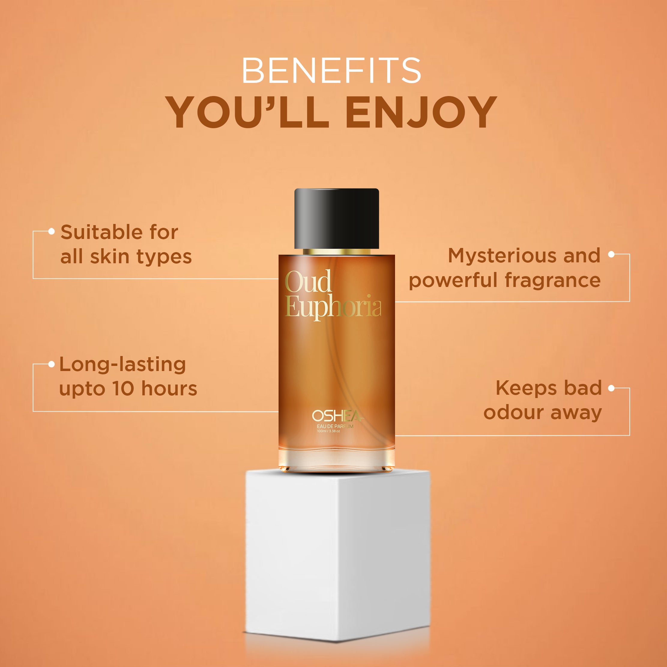 Eau De Parfum Oud Euphoria Perfume for Men & Women