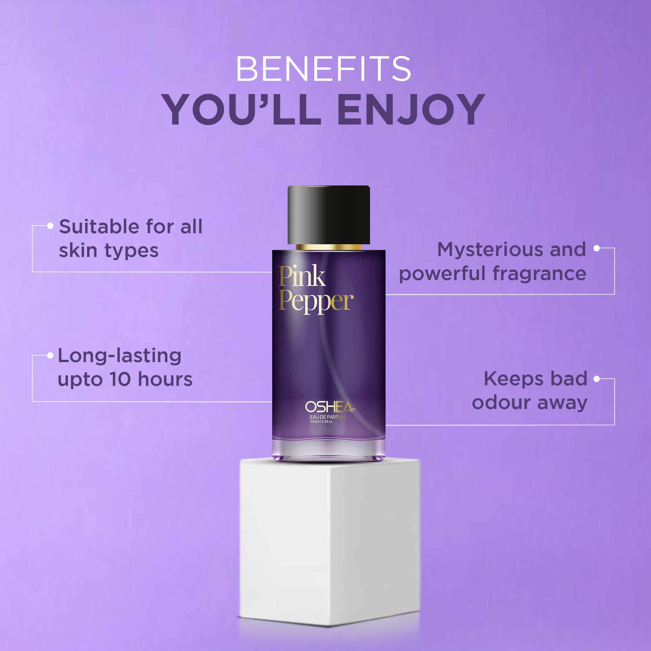 Eau De Parfum Pink Pepper Perfume for Men & Women