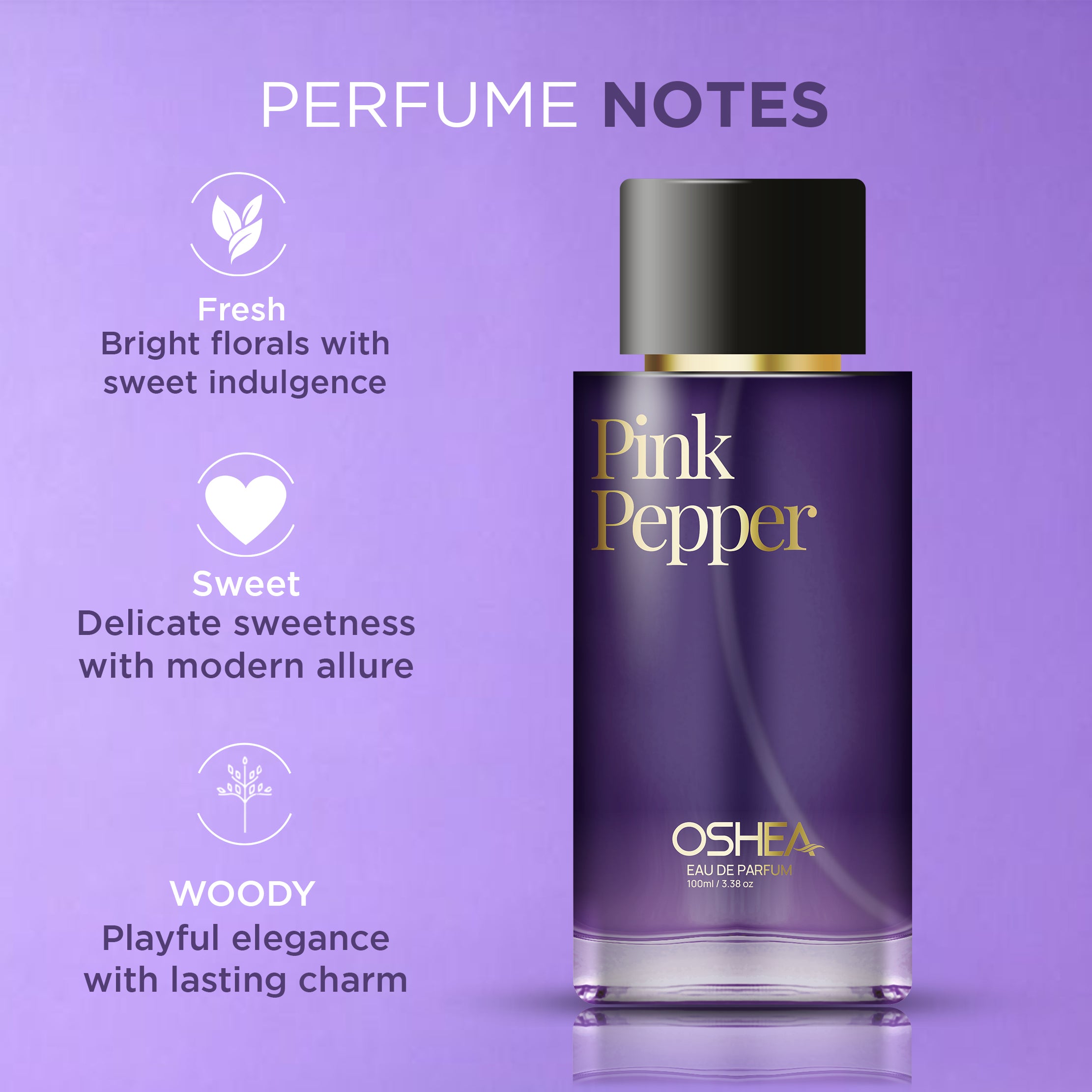 Eau De Parfum Pink Pepper Perfume for Men & Women