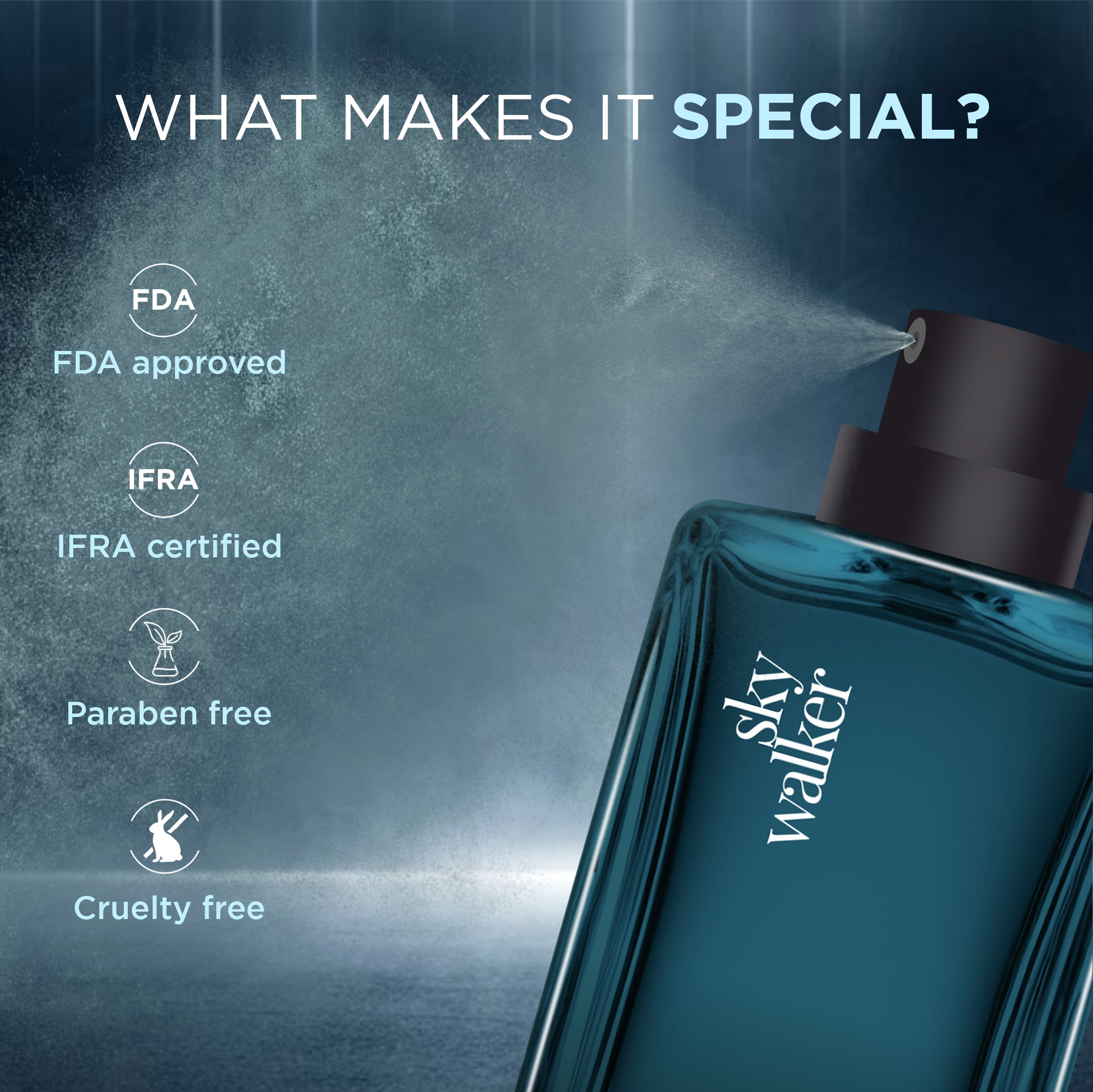 Eau De Parfum Sky Walker Perfume for Men & Women