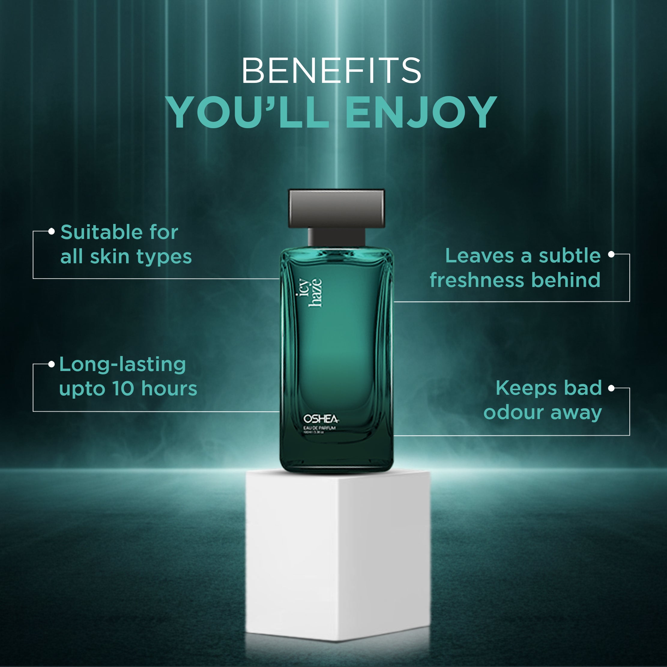 Eau De Parfum Icy Haze Perfume for Men & Women