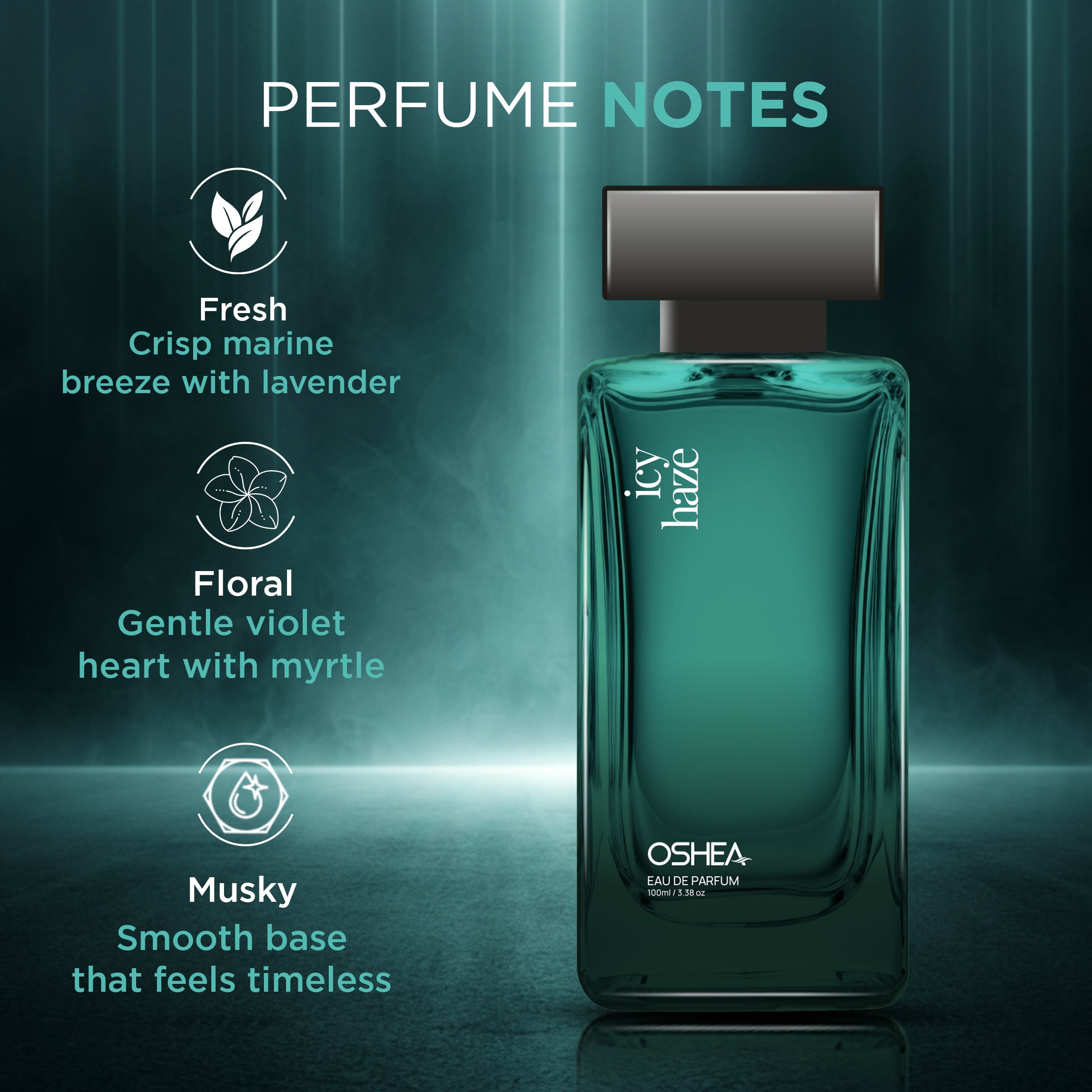 Eau De Parfum Icy Haze Perfume for Men & Women