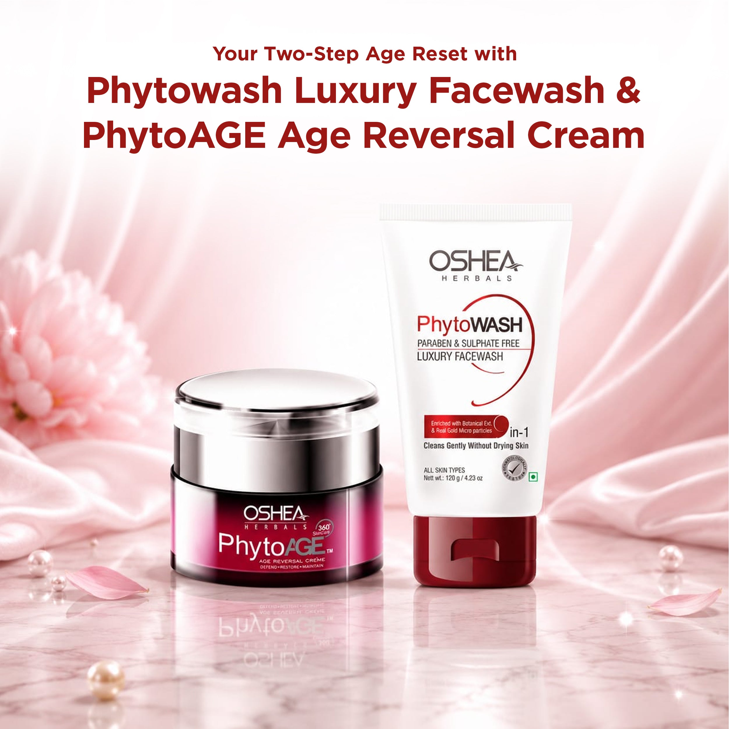 Phytoage Age Reversal Cream +Phytowash Luxury Facewash Combo
