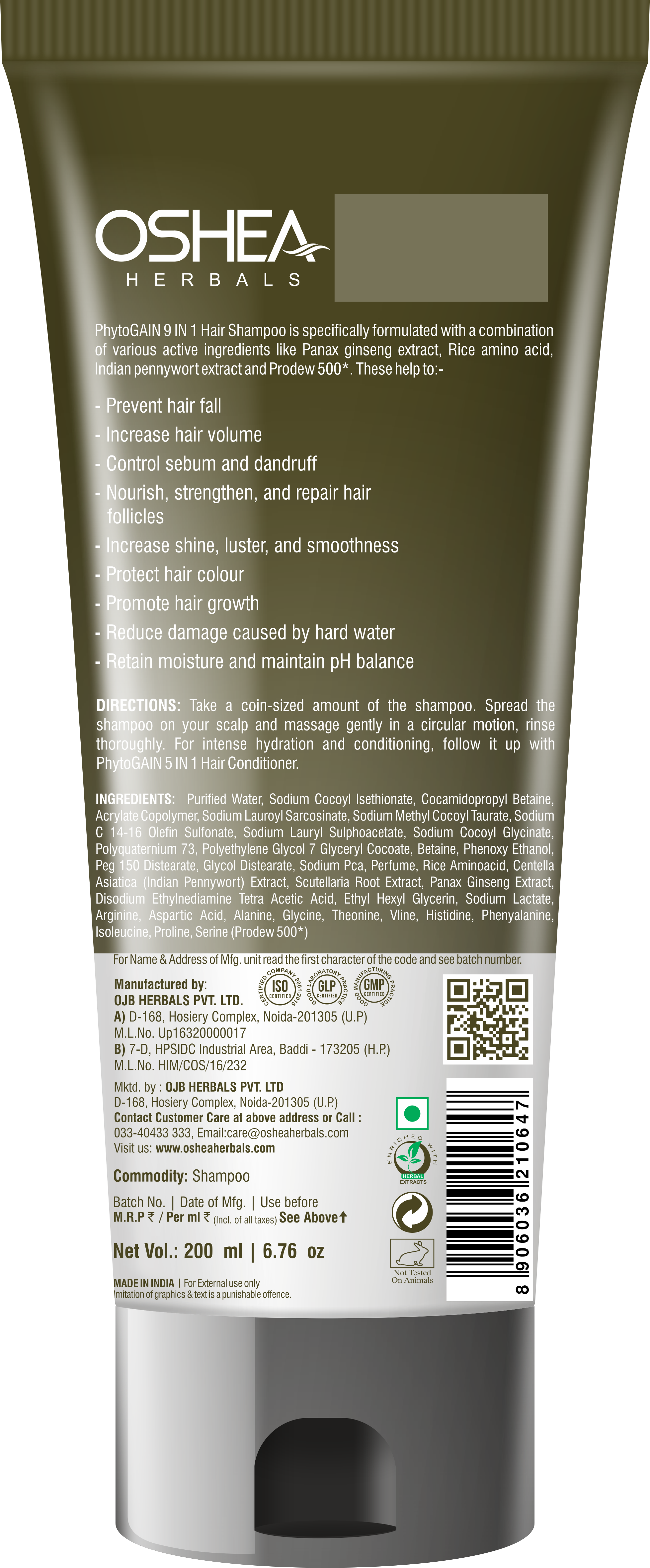 PhytoGain 9 in 1 Hair Shampoo