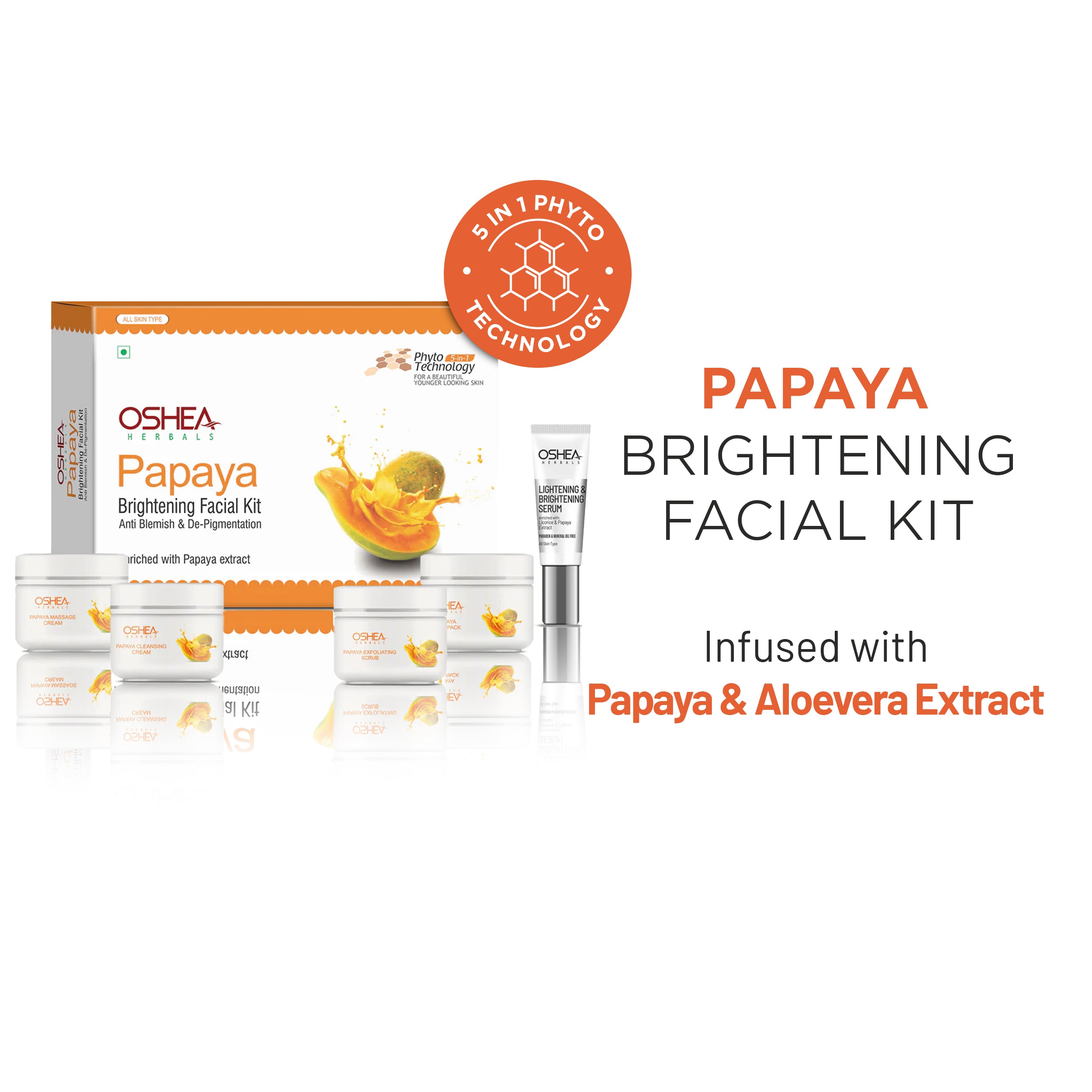Papaya Facial Kit – Deep Cleansing, Instant Glow & Brightening Facial at Home