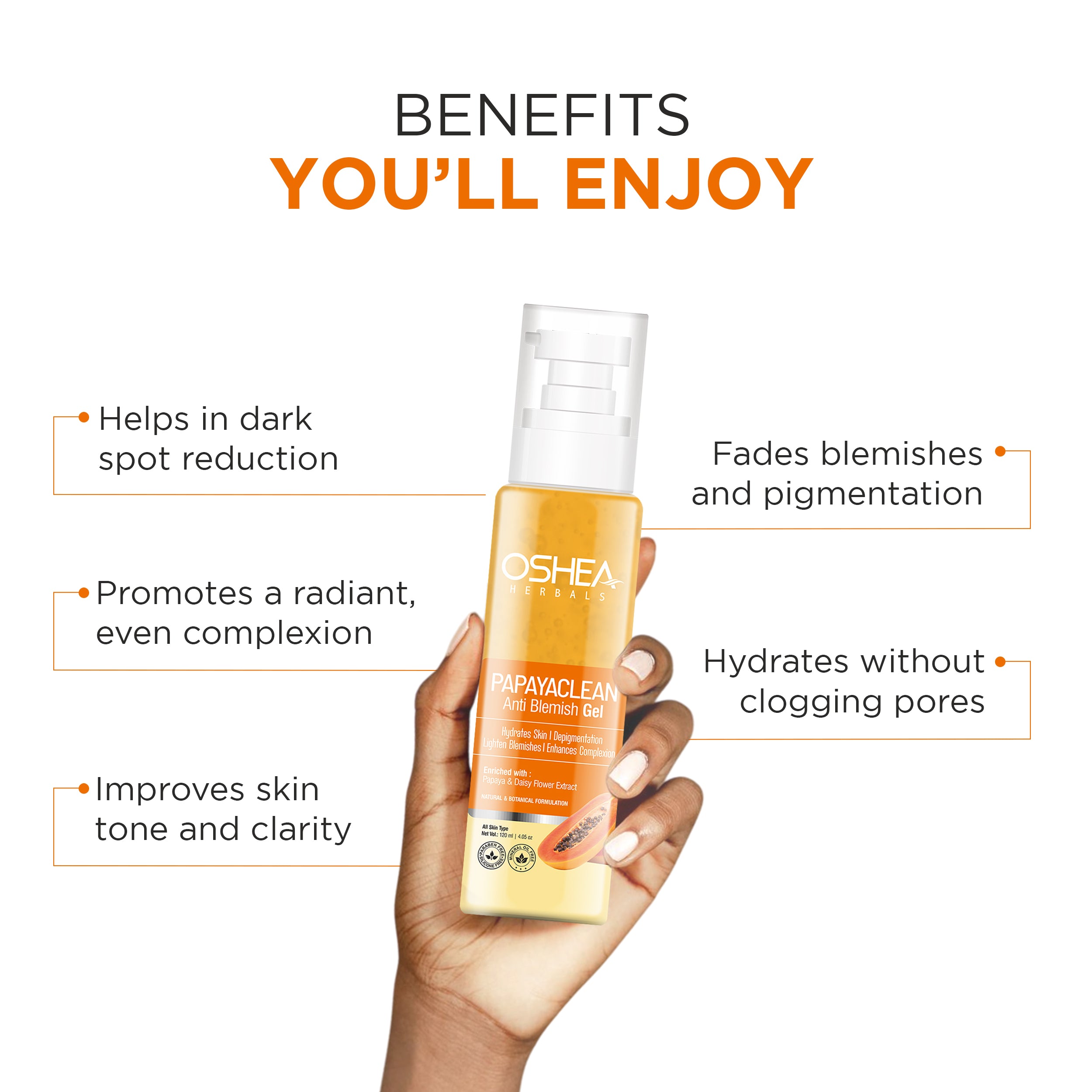 Papayaclean Anti Blemish Gel - Oshea Herbals