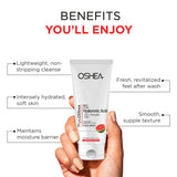 PhytoDERMA 1% Hyaluronic Acid + 0.5% Pentavitin + PGA Facewash infused with Watermelon