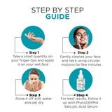 PhytoDERMA 2% Salicylic Acid + 2% PHA + 2% AHA Complex Facewash Infused with Probiotic