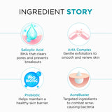 Bodywash - 2% Salicylic Acid + 3% AHA Complex + AcneBuster Infused with Probiotic