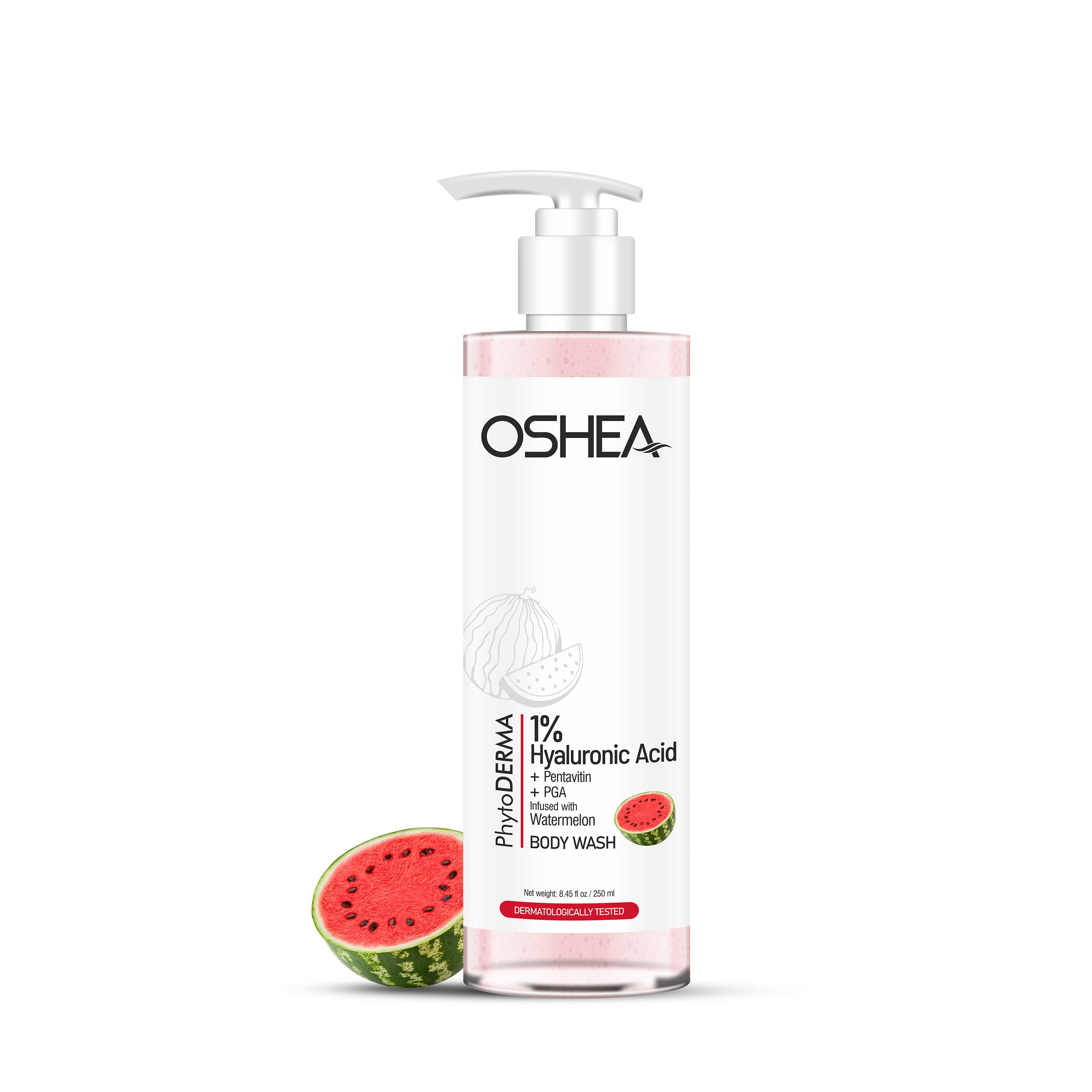 Bodywash - 1% Hyaluronic Acid + Pentavitin + PGA infused with Watermelon