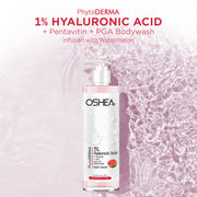 Bodywash - 1% Hyaluronic Acid + Pentavitin + PGA infused with Watermelon