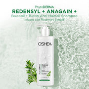 Anti - Hairfall Shampoo - Redensyl + Anagain + Baicapil + Rootbiotec HO, Biotin Infused with Rosemary Extract