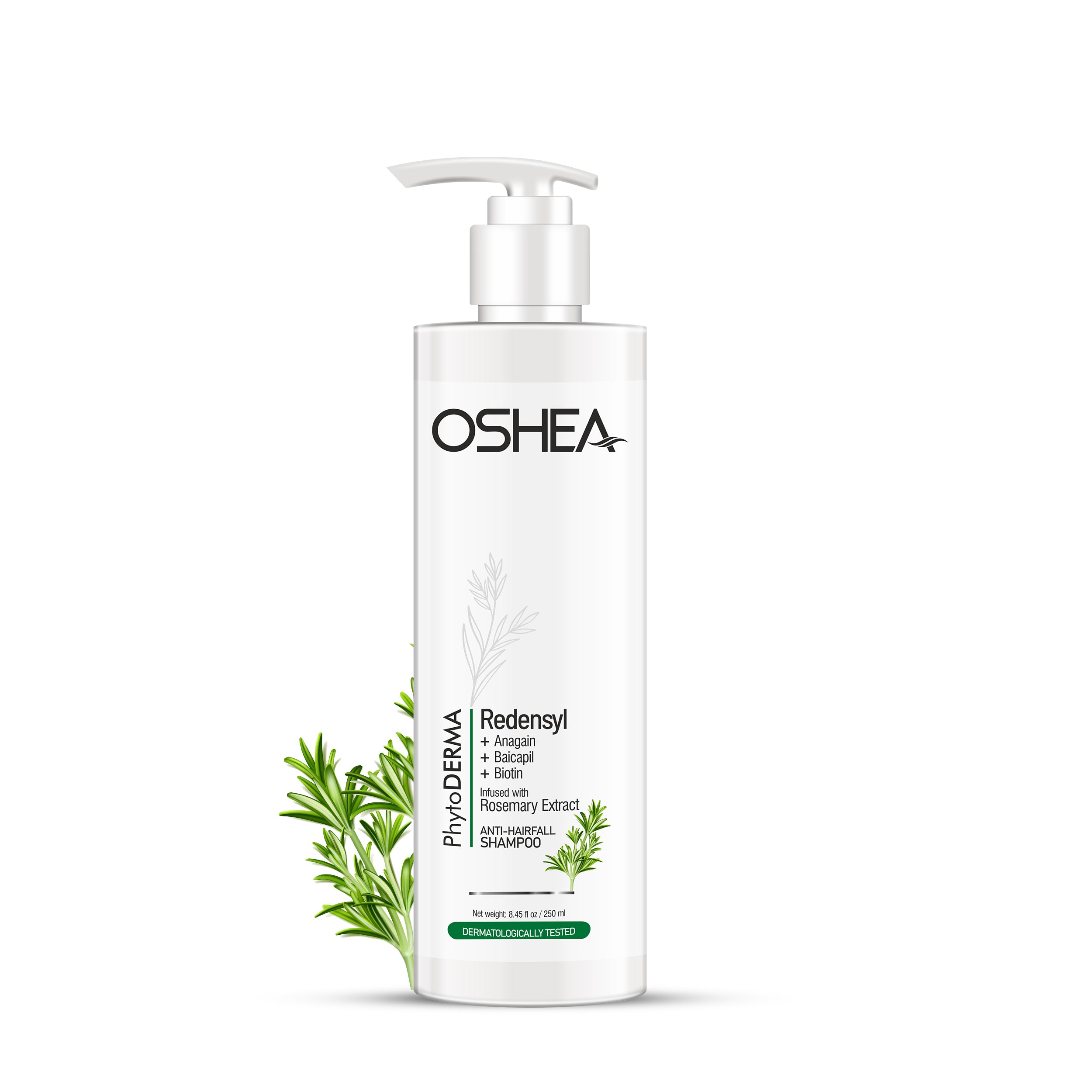 Anti - Hairfall Shampoo - Redensyl + Anagain + Baicapil + Rootbiotec HO, Biotin Infused with Rosemary Extract