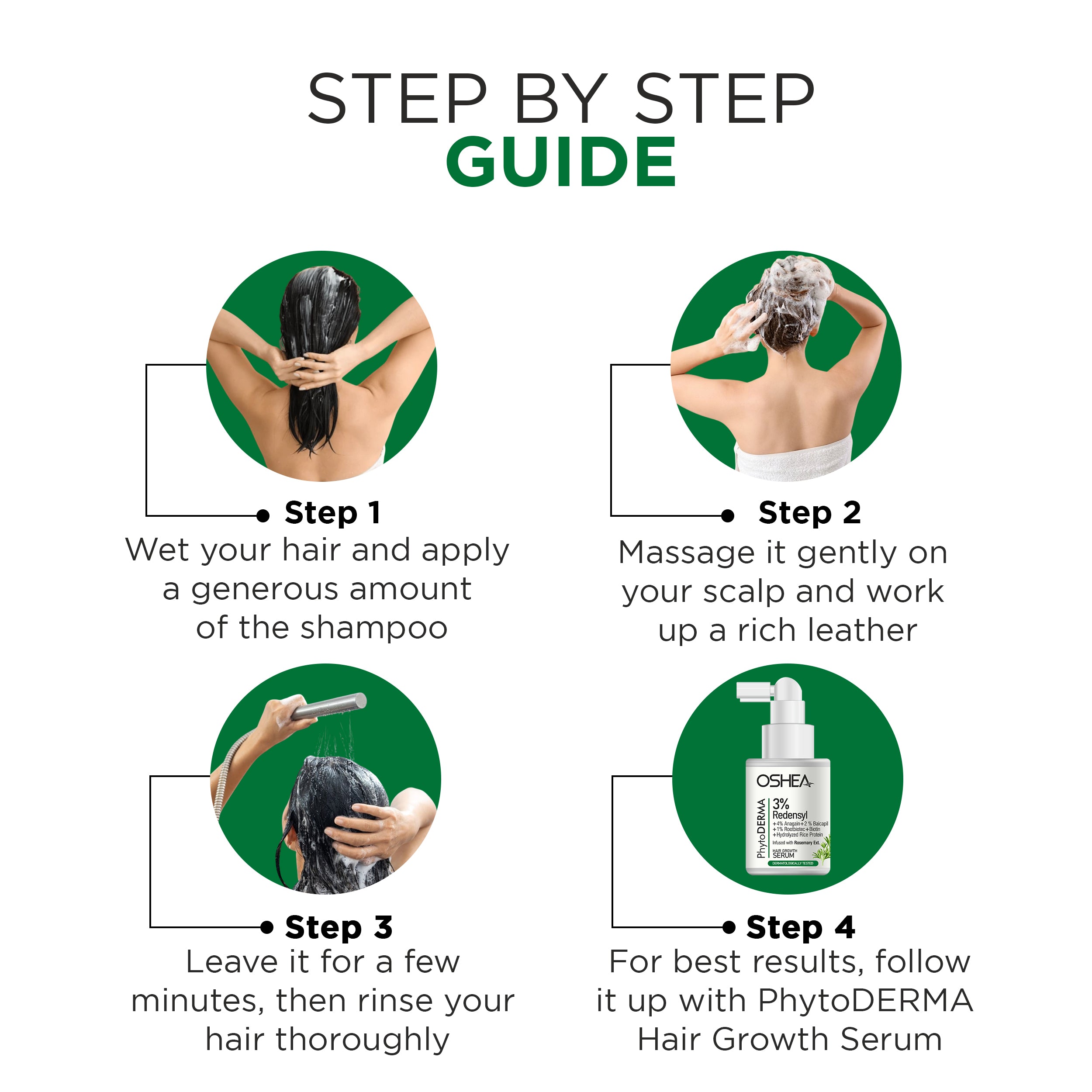 Anti - Hairfall Shampoo - Redensyl + Anagain + Baicapil + Rootbiotec HO, Biotin Infused with Rosemary Extract