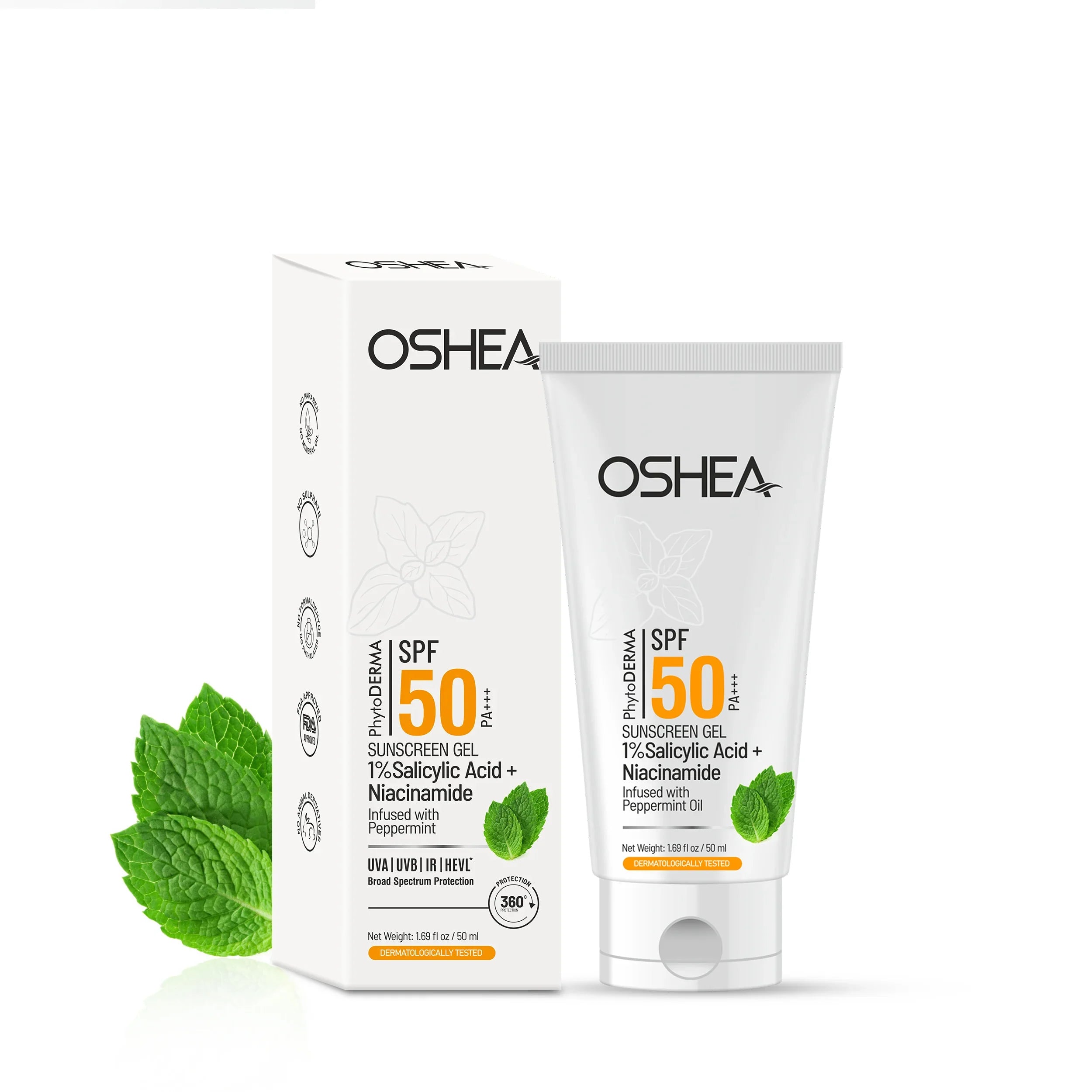 Sunscreen Gel - 1% Salicylic Acid SPF-50 PA+++