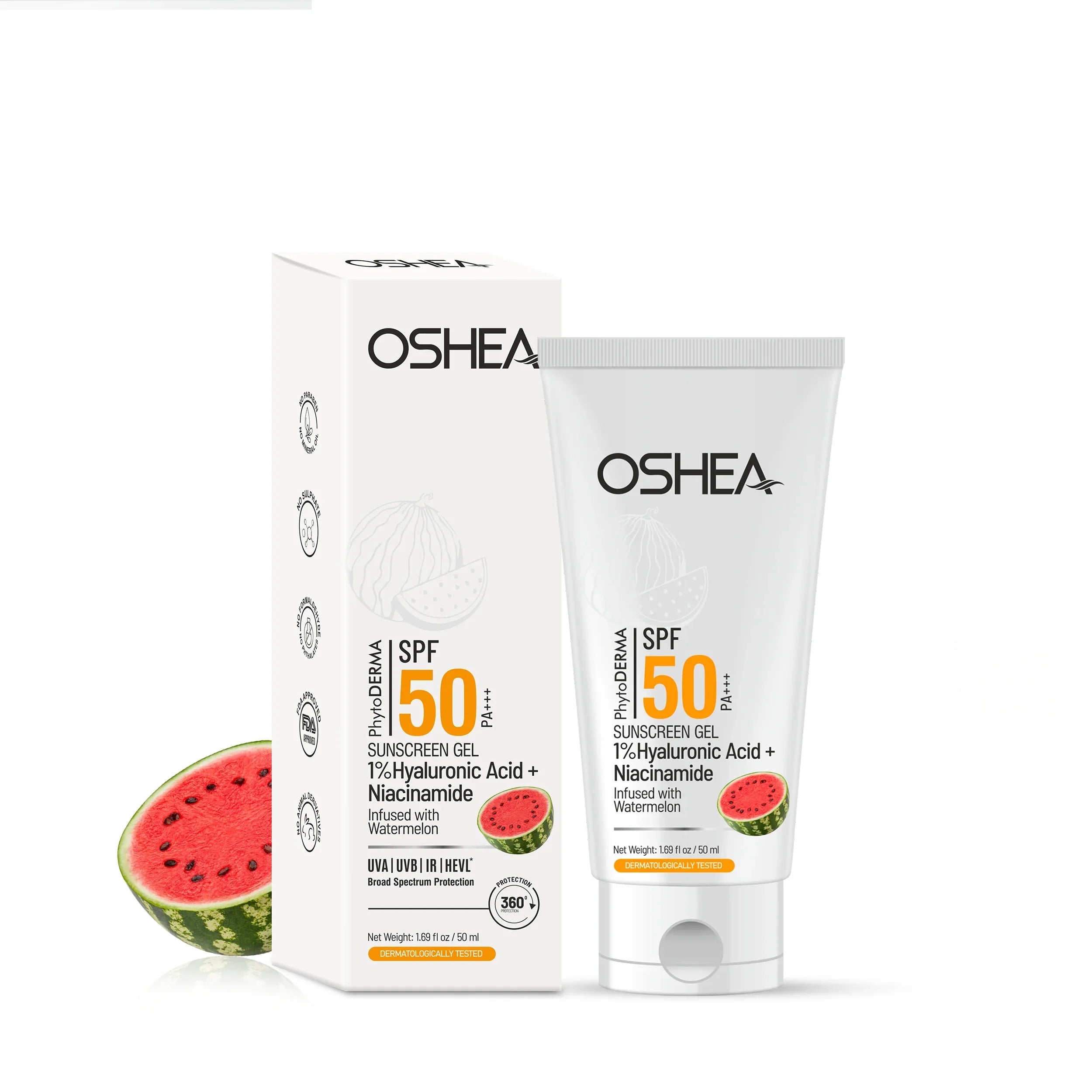 Sunscreen Gel - 1% Hyaluronic Acid SPF-50 PA+++