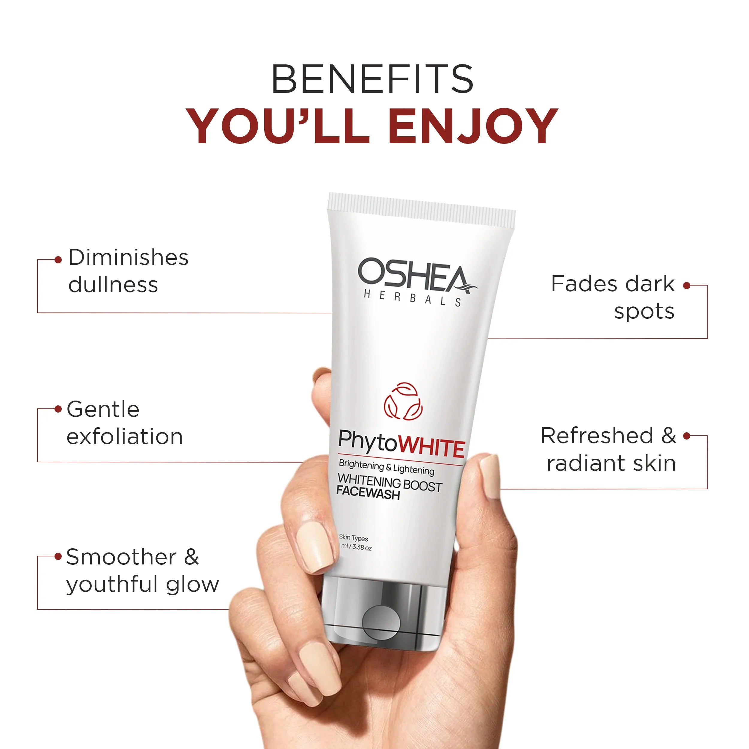 PhytoWHITE Brightening & Lightening Whitening Boost Face Wash