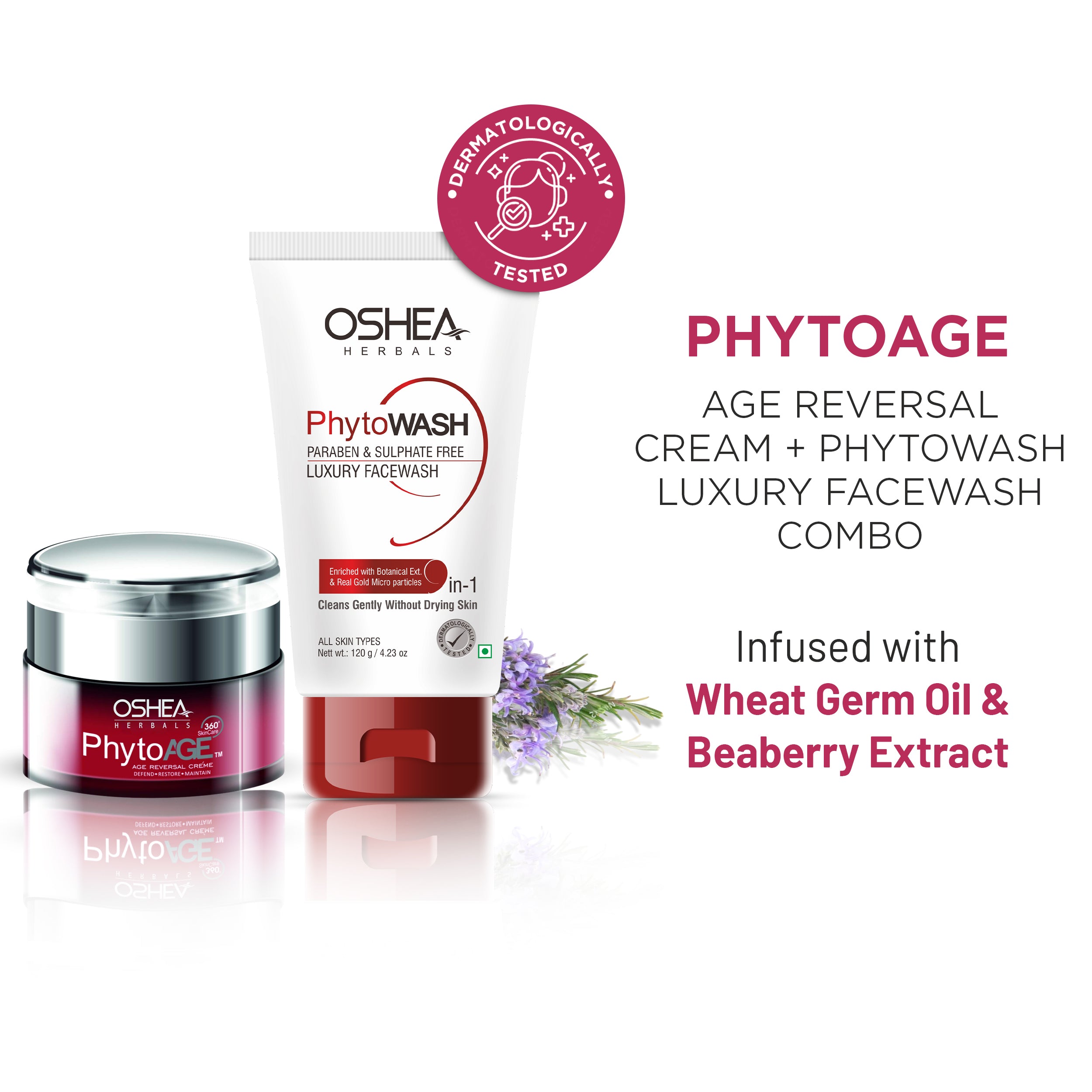 Phytoage Age Reversal Cream +Phytowash Luxury Facewash Combo