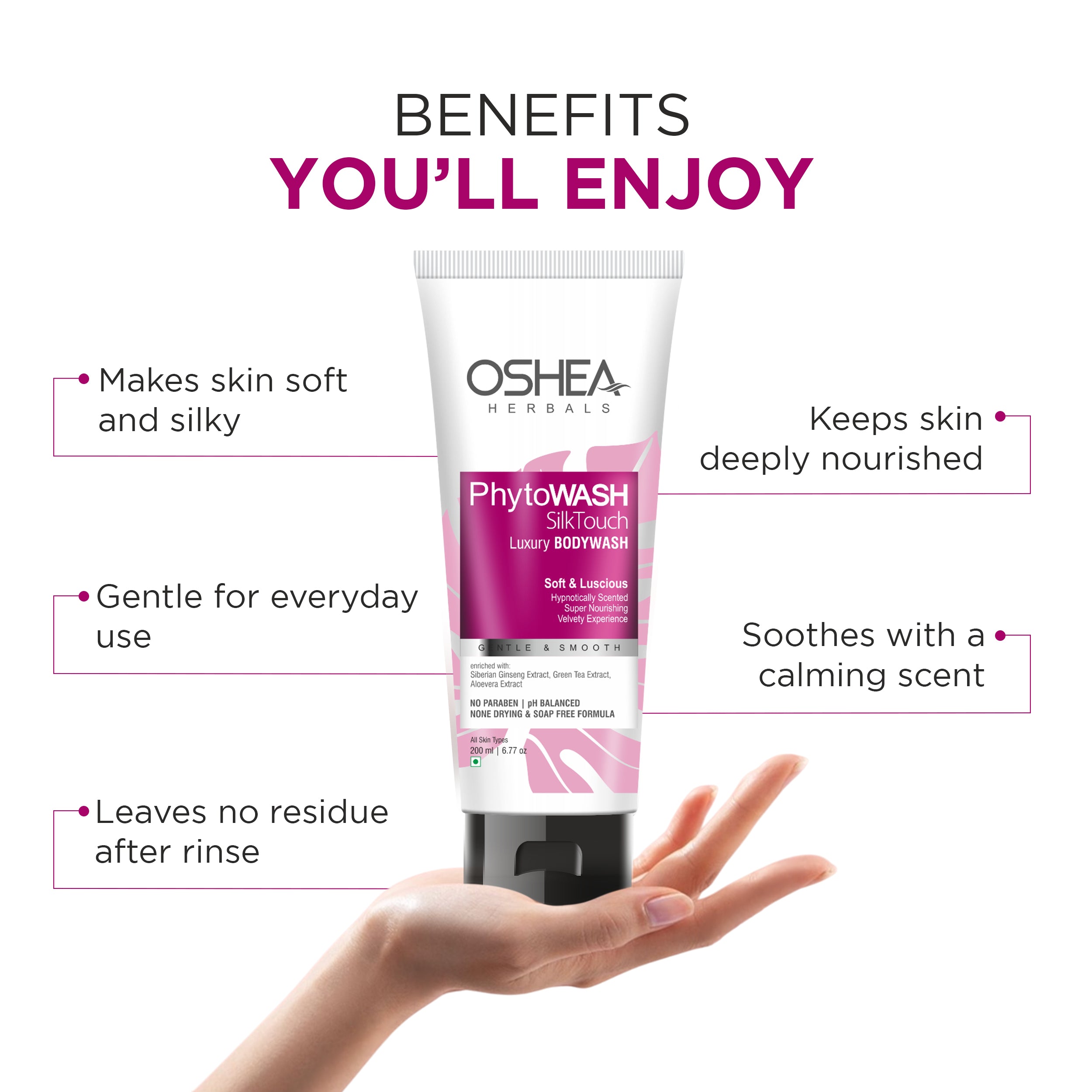 Phytowash Silk Touch Luxury Bodywash