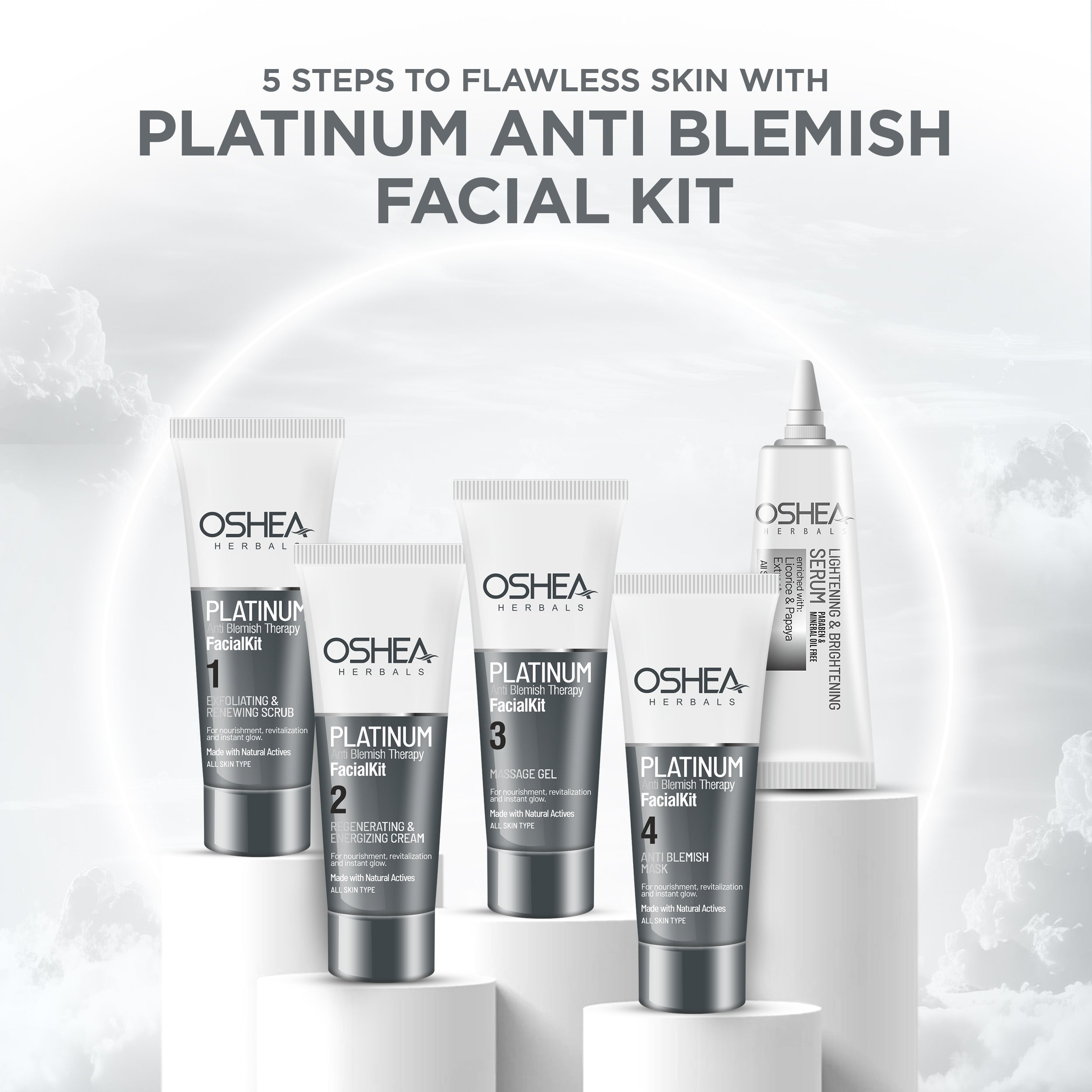 Platinum Anti-Blemish Facial Kit - 64 Gm