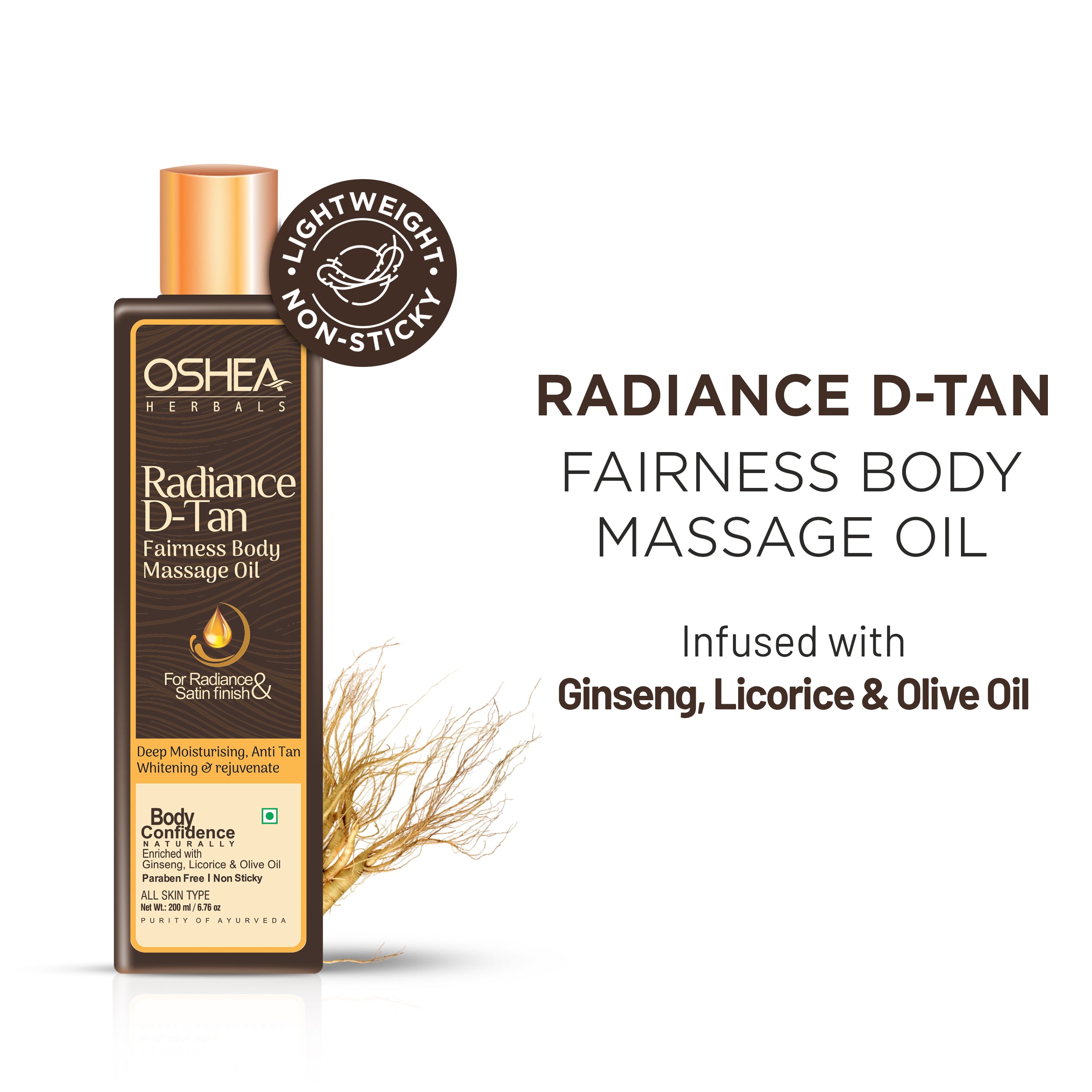 Radiance D-Tan Fairness Body Massage Oil