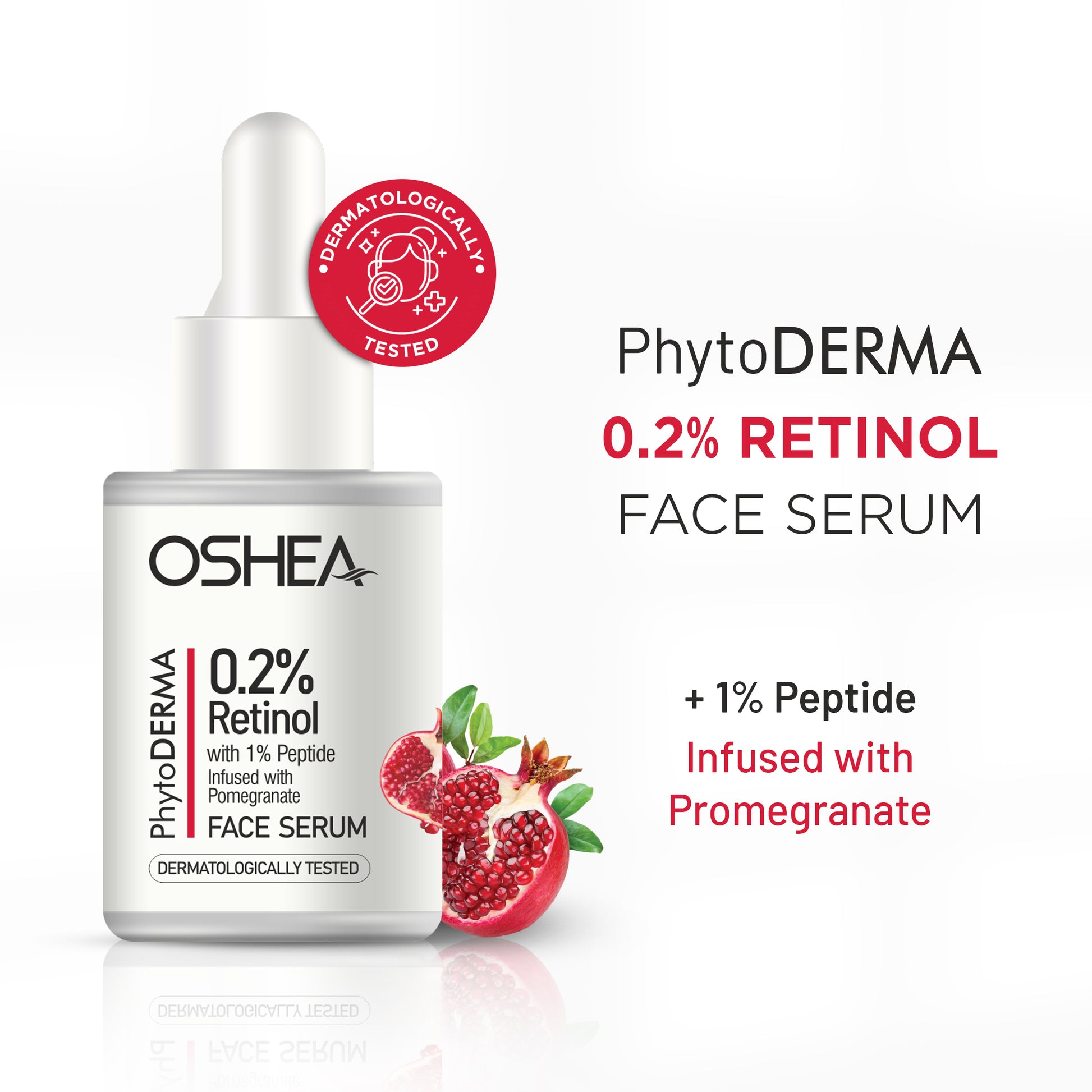 Retinol Peptide Face Serum for Anti Aging and Fine Lines - Oshea Herbals