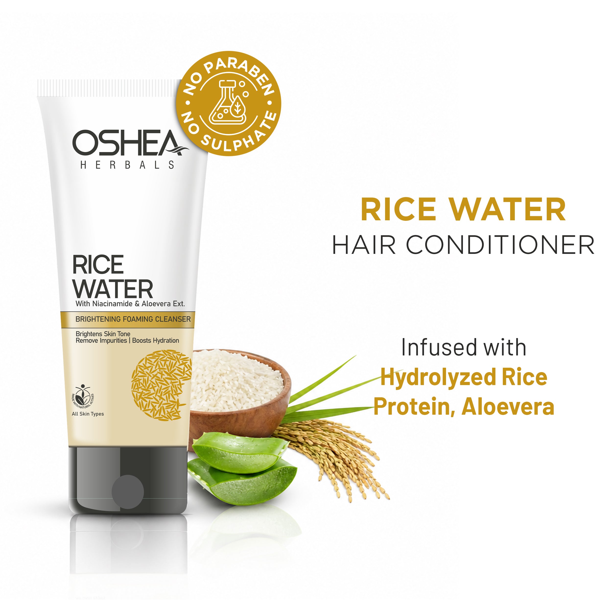 Rice Water Brightening Foaming Cleanser