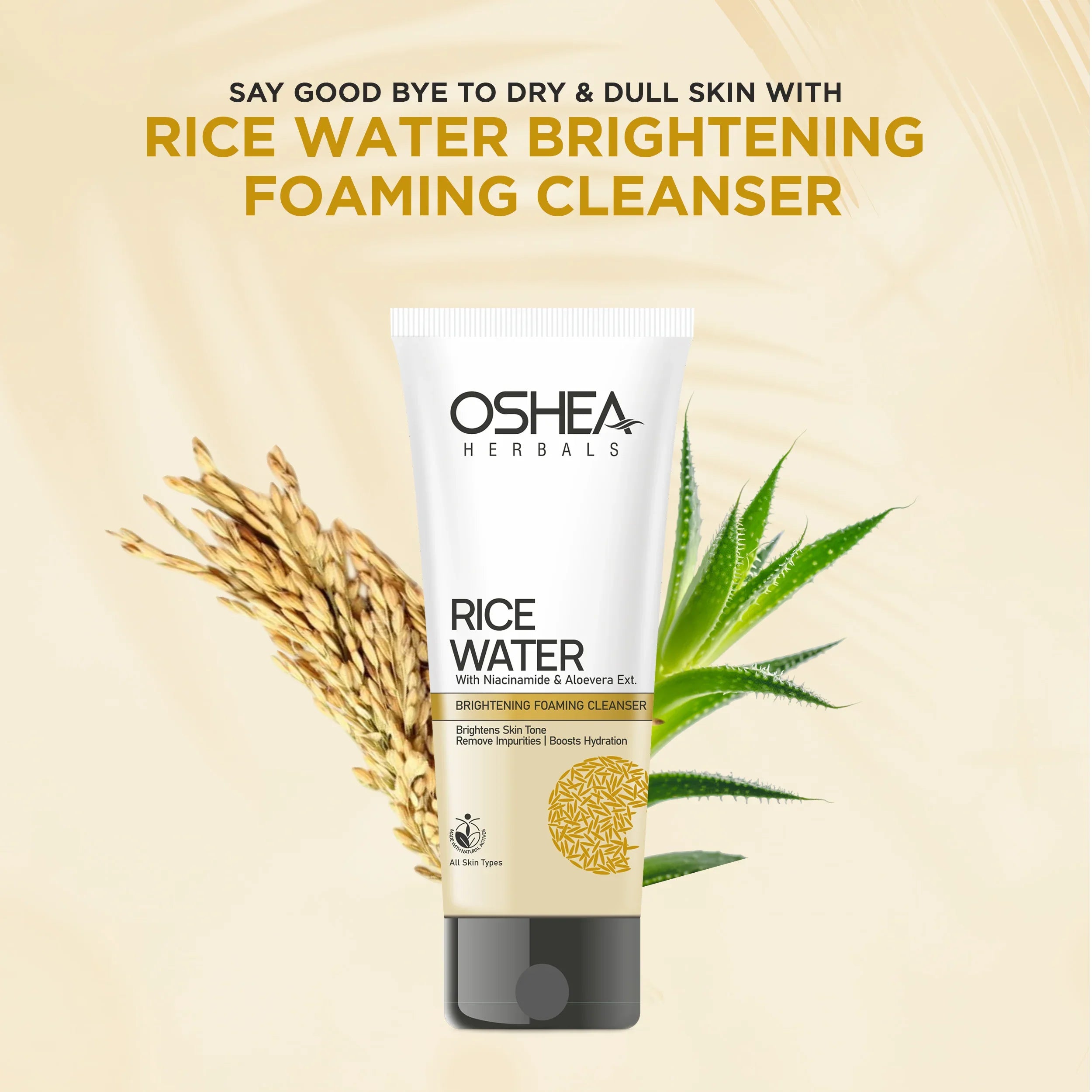Rice Water Brightening Foaming Cleanser