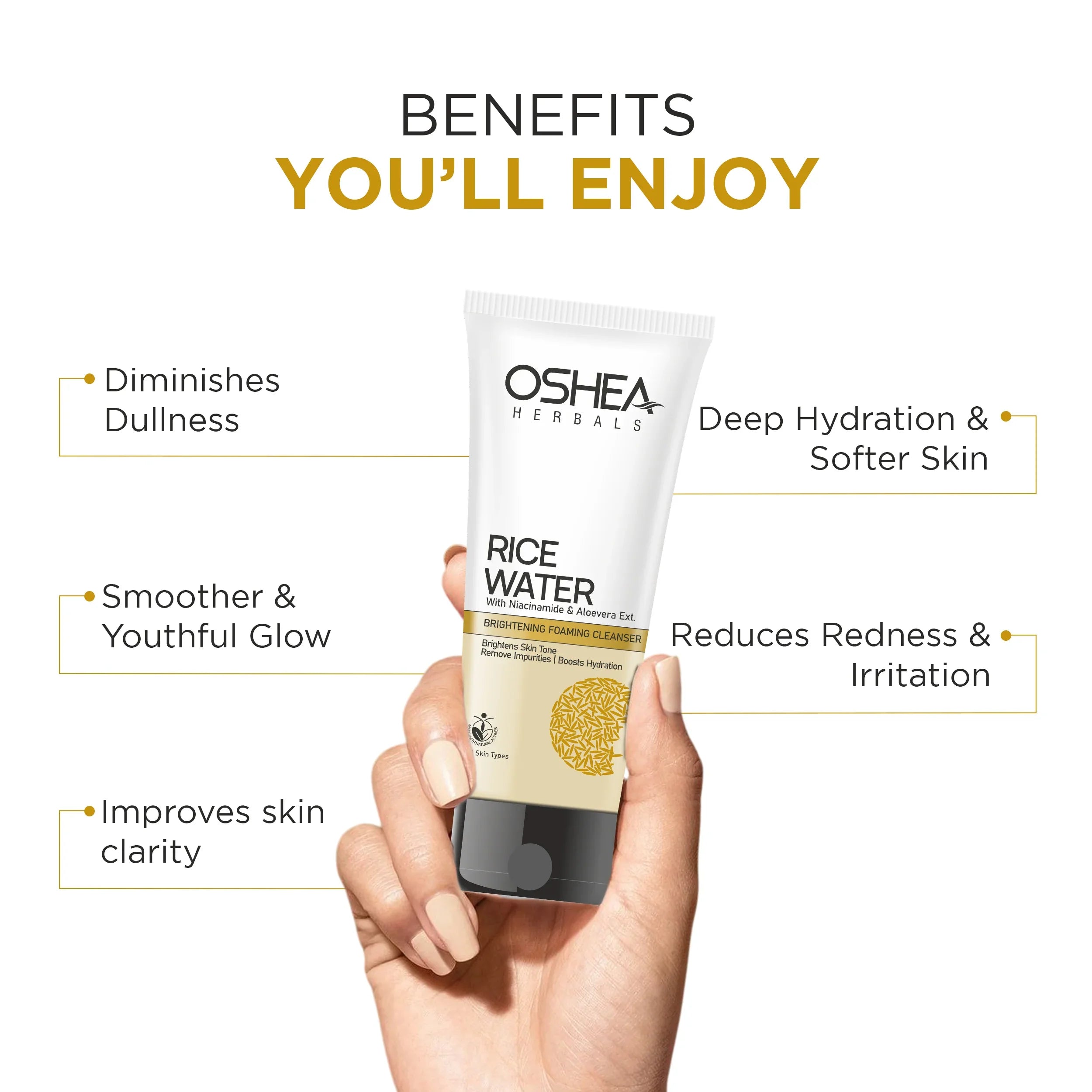 Rice Water Brightening Foaming Cleanser