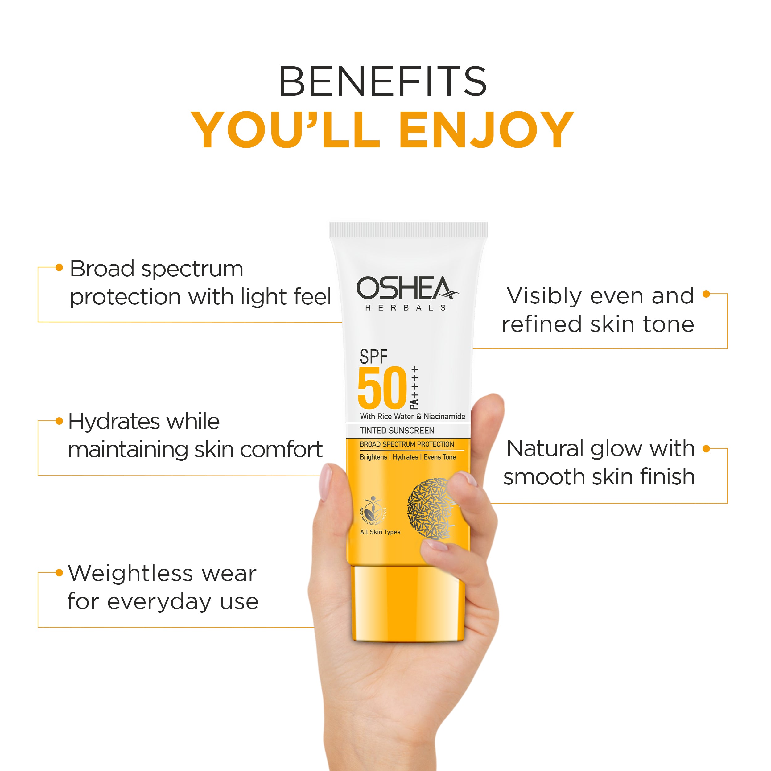 Tinted Sunscreen SPF 50++++ 50 ML