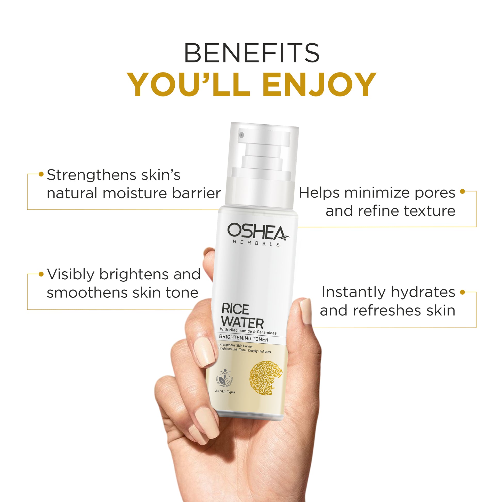 Rice Water Toner - Oshea Herbals