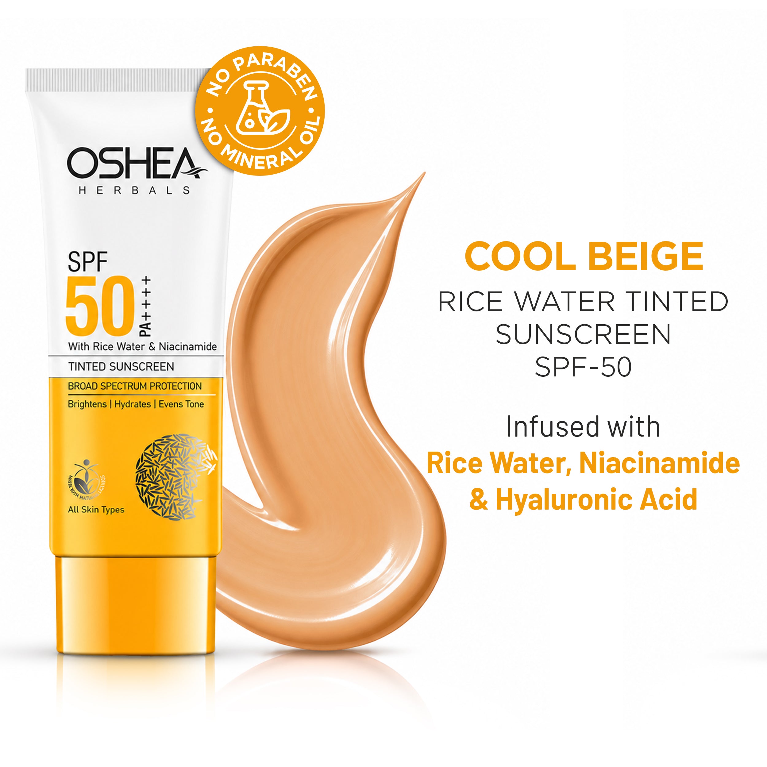 Tinted Sunscreen SPF 50++++ 50 ML