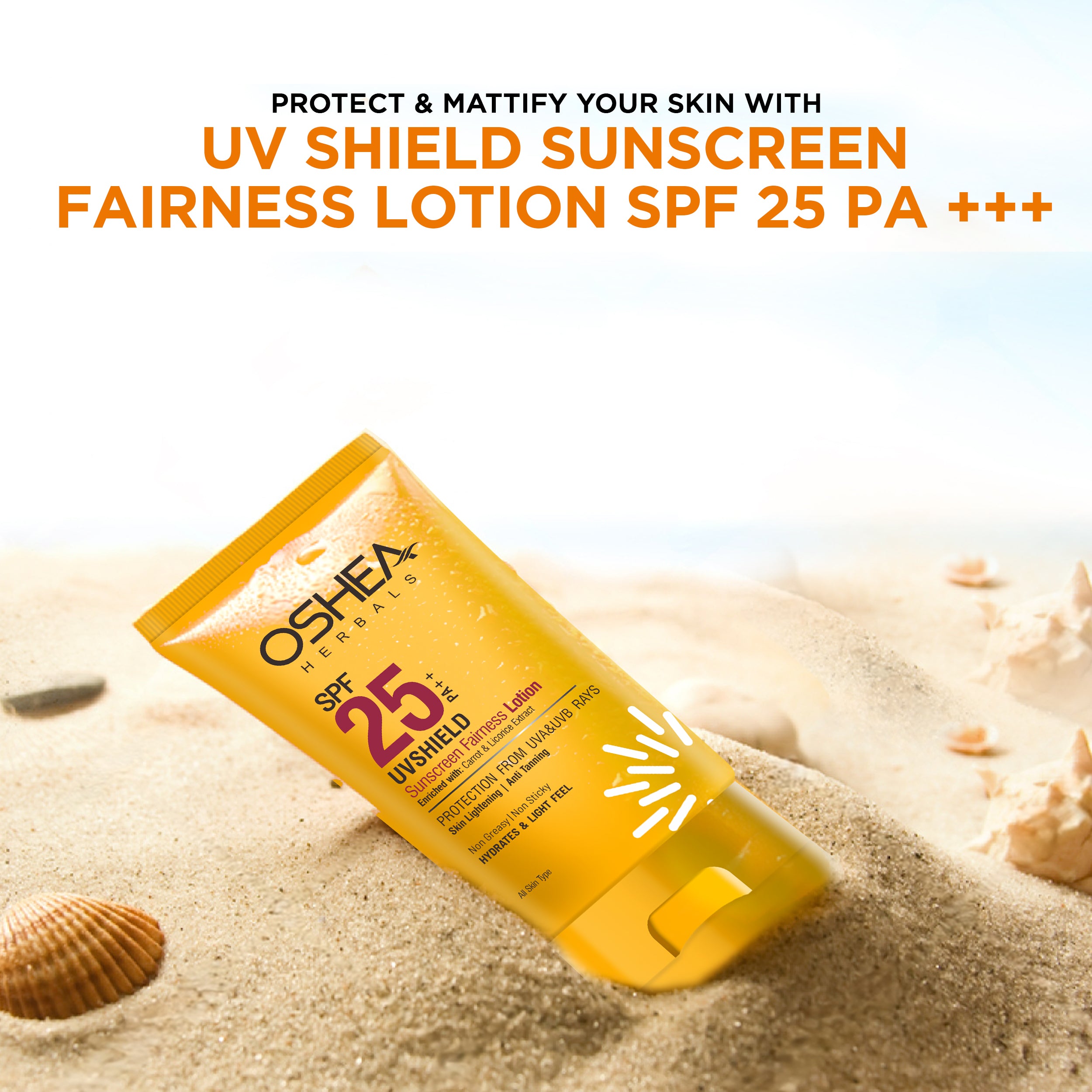 Uv Shield Sunscreen Fairness Lotion SPF 25 PA +++