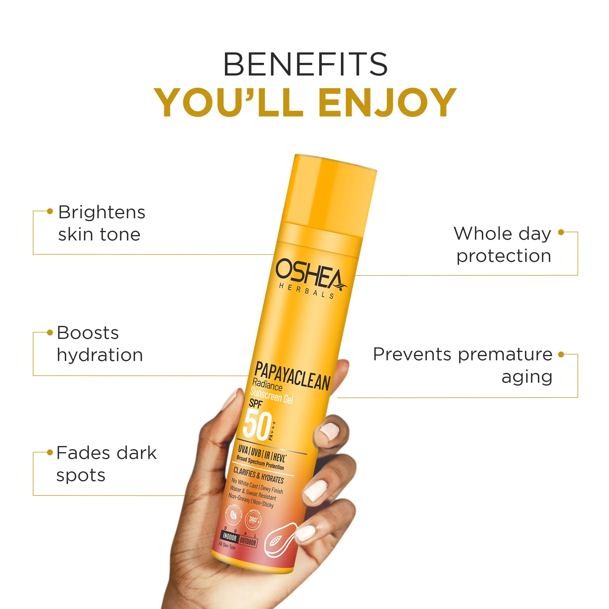 Papayaclean Radiance Sunscreen Gel SPF 50 PA+++