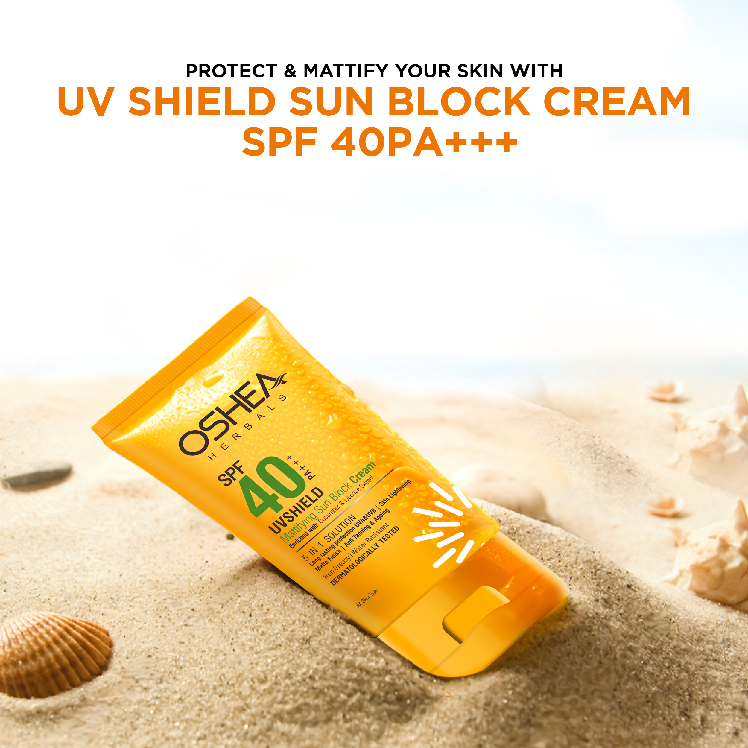 Uv Shield Mattifying  Sun Block Cream SPF 40 PA +++