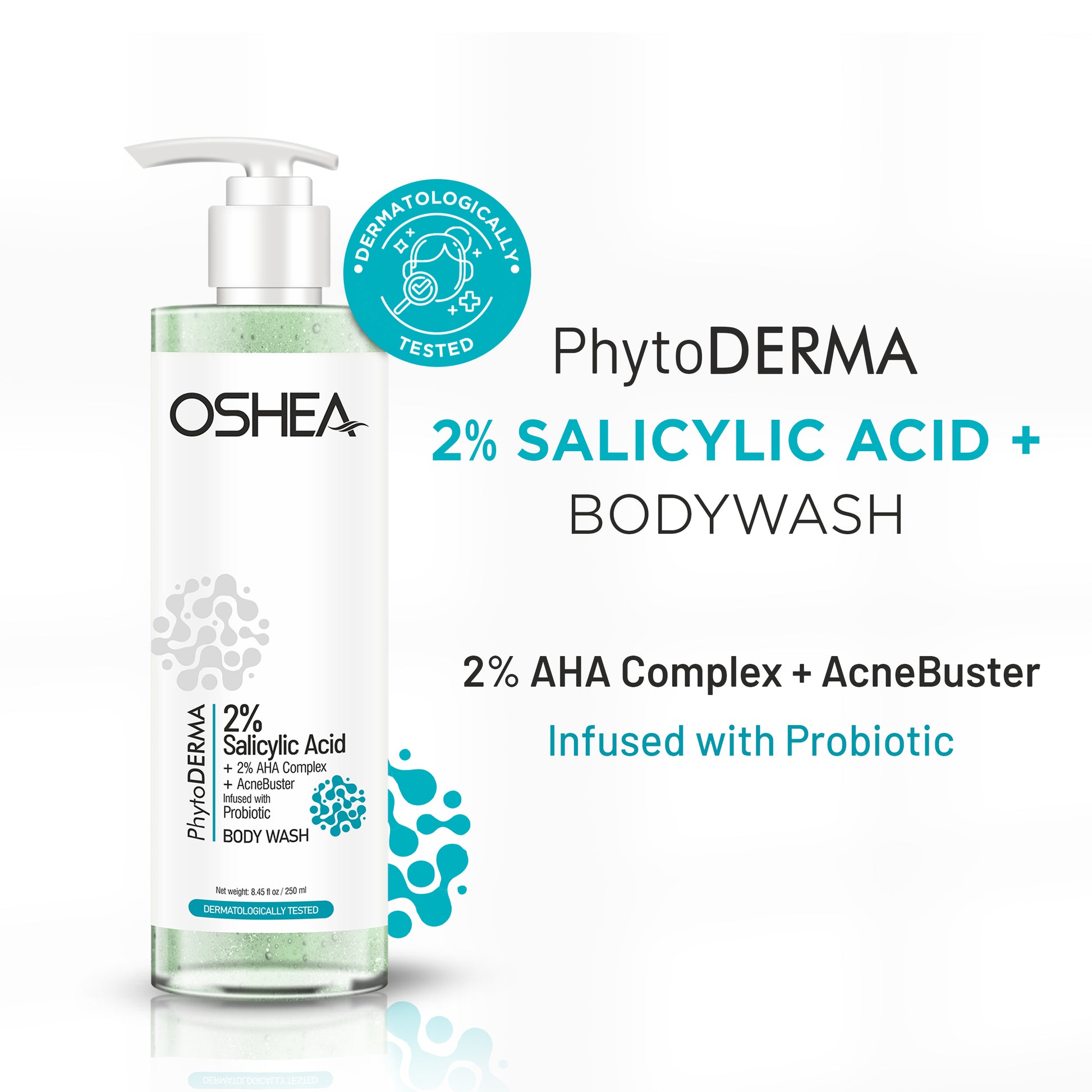 Salicylic Acid Body Wash for Body Acne and Breakouts - Oshea Herbals