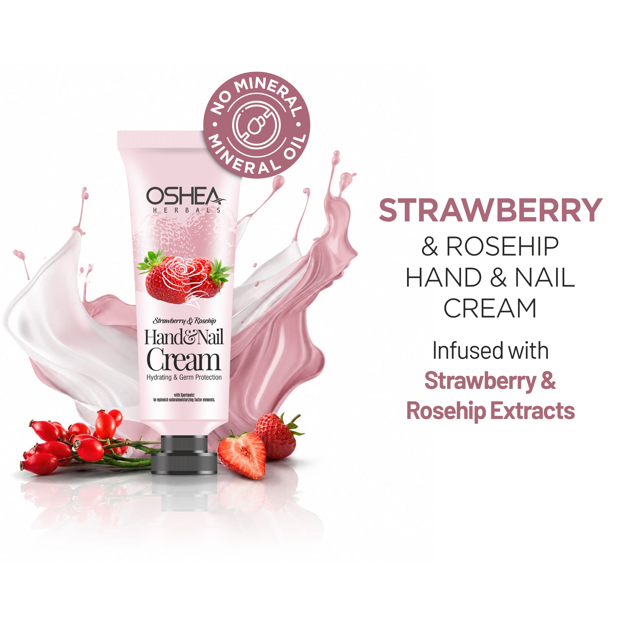 Strawberry & Rosehip Hand Cream & Nail Cream