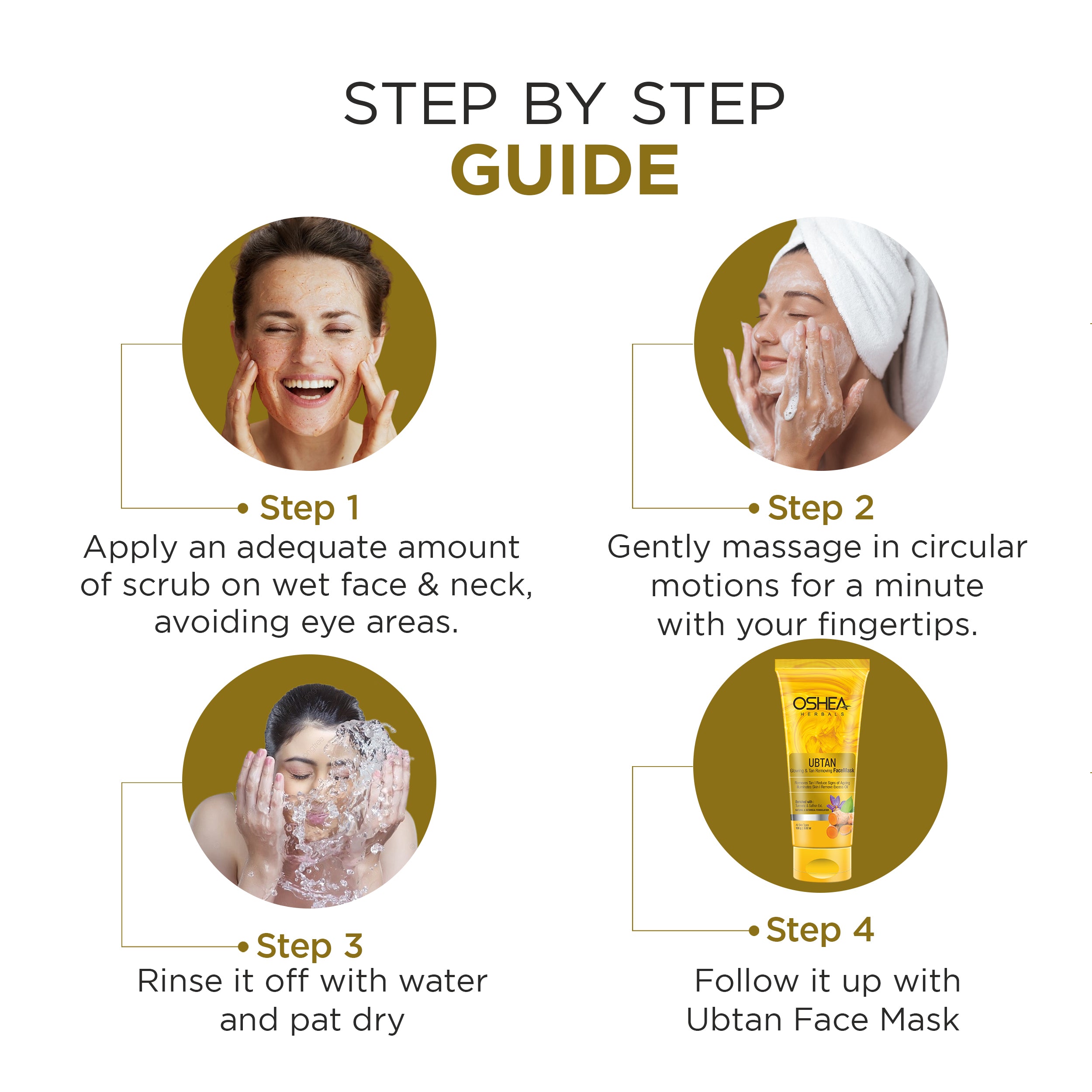 Ubtan Glowing & Tan Removing Face Scrub