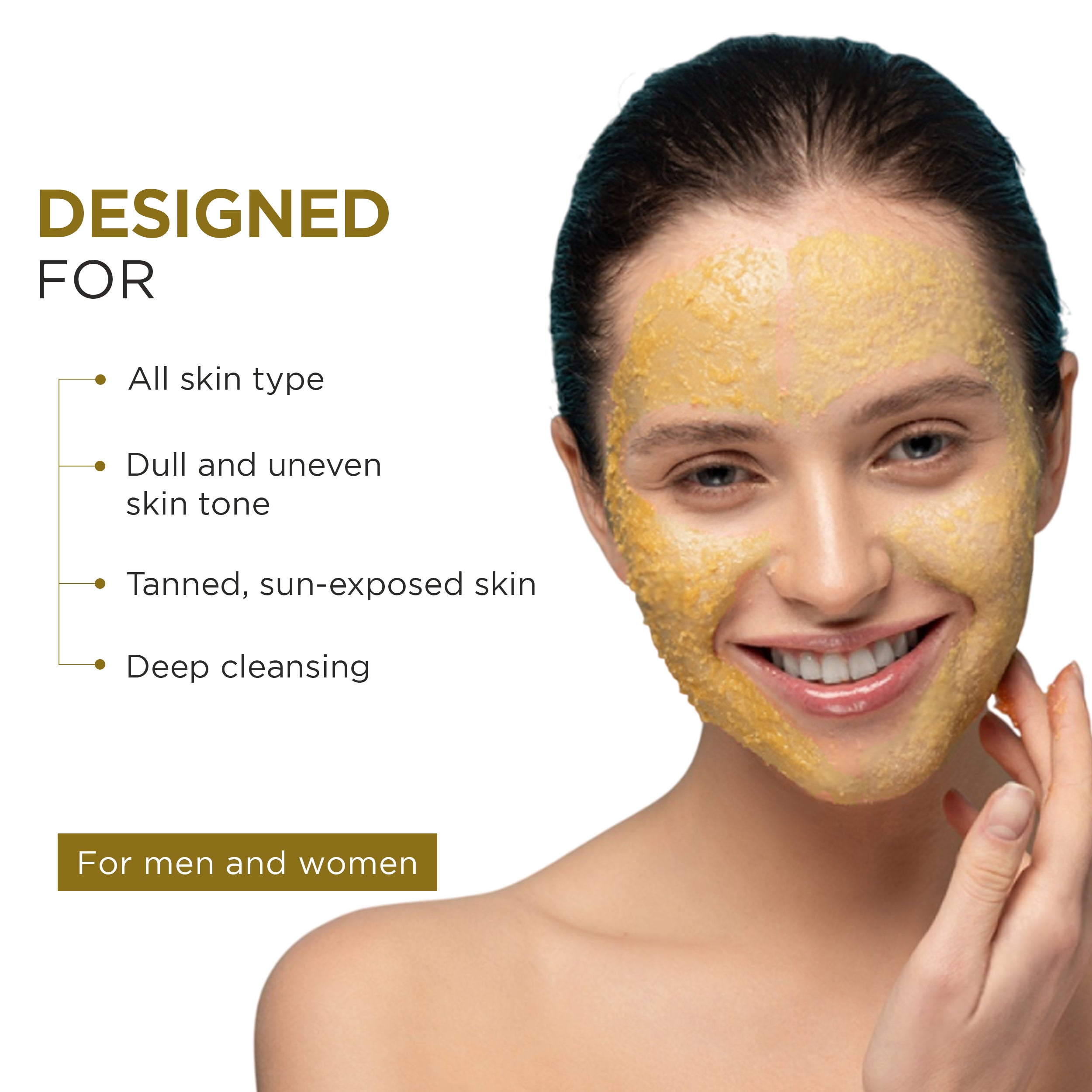 Ubtan Glowing & Tan Removing Face Scrub