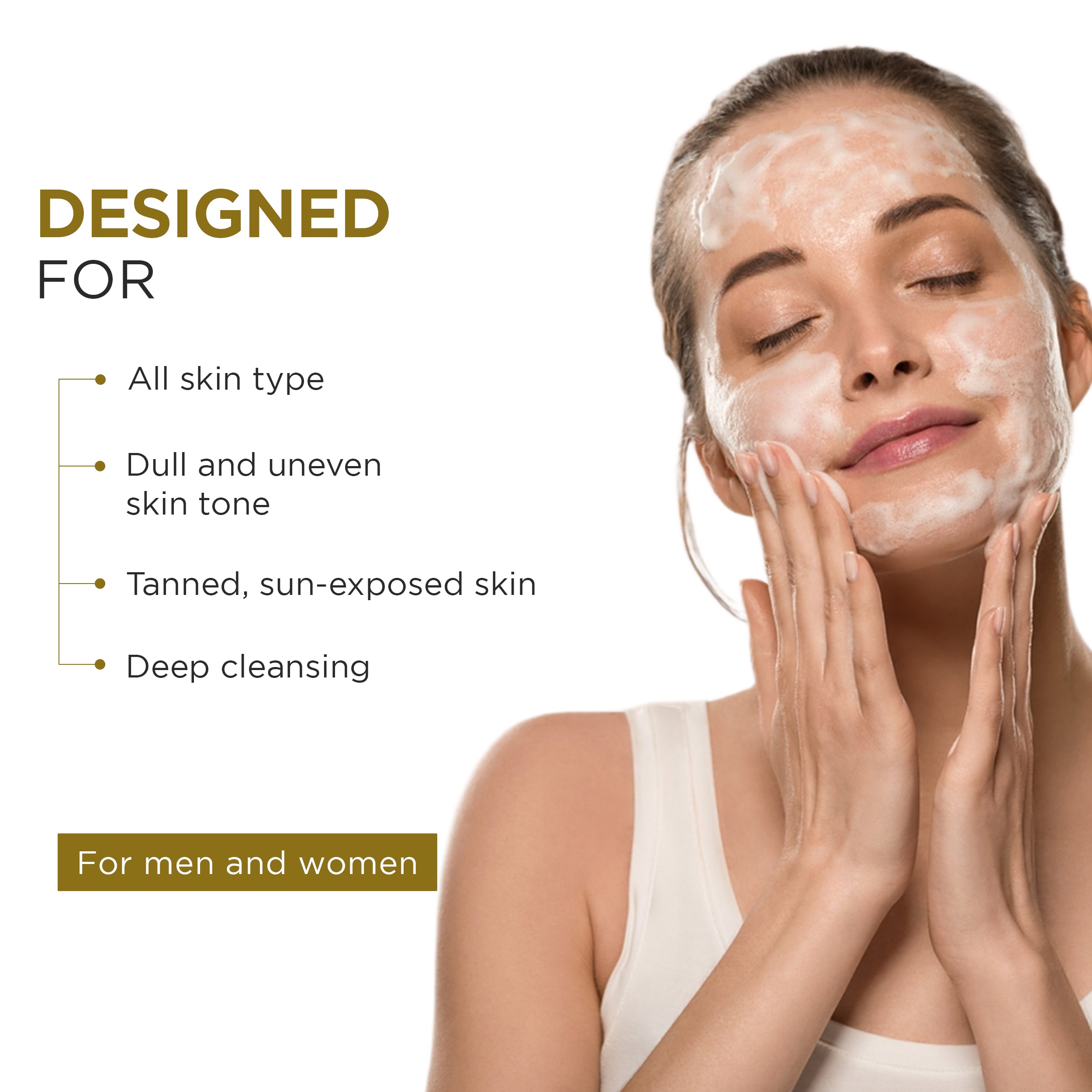 Ubtan Glowing & Tan Removing Facewash