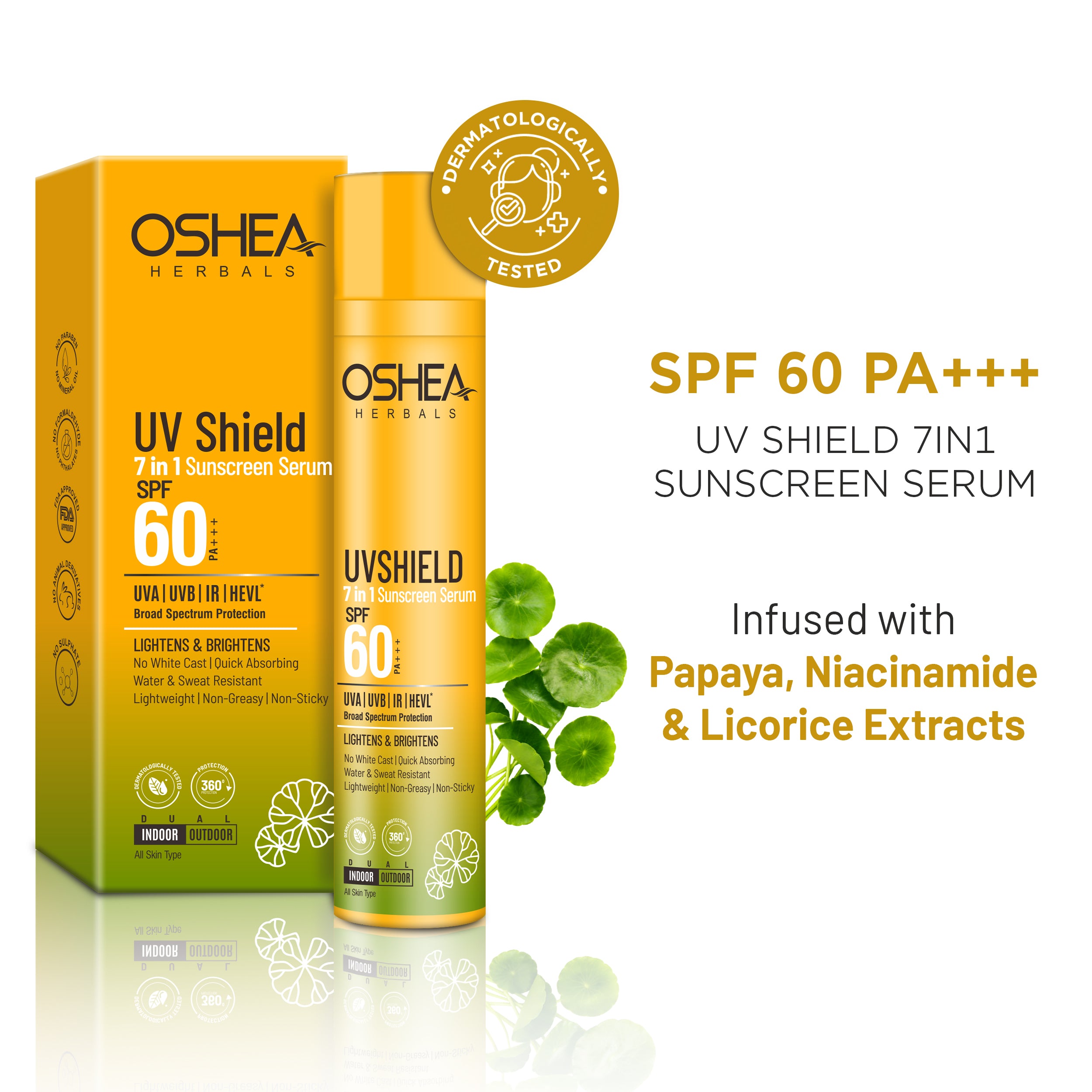 Uv Shield 7in1 Sunscreen Serum SPF 60 PA+++