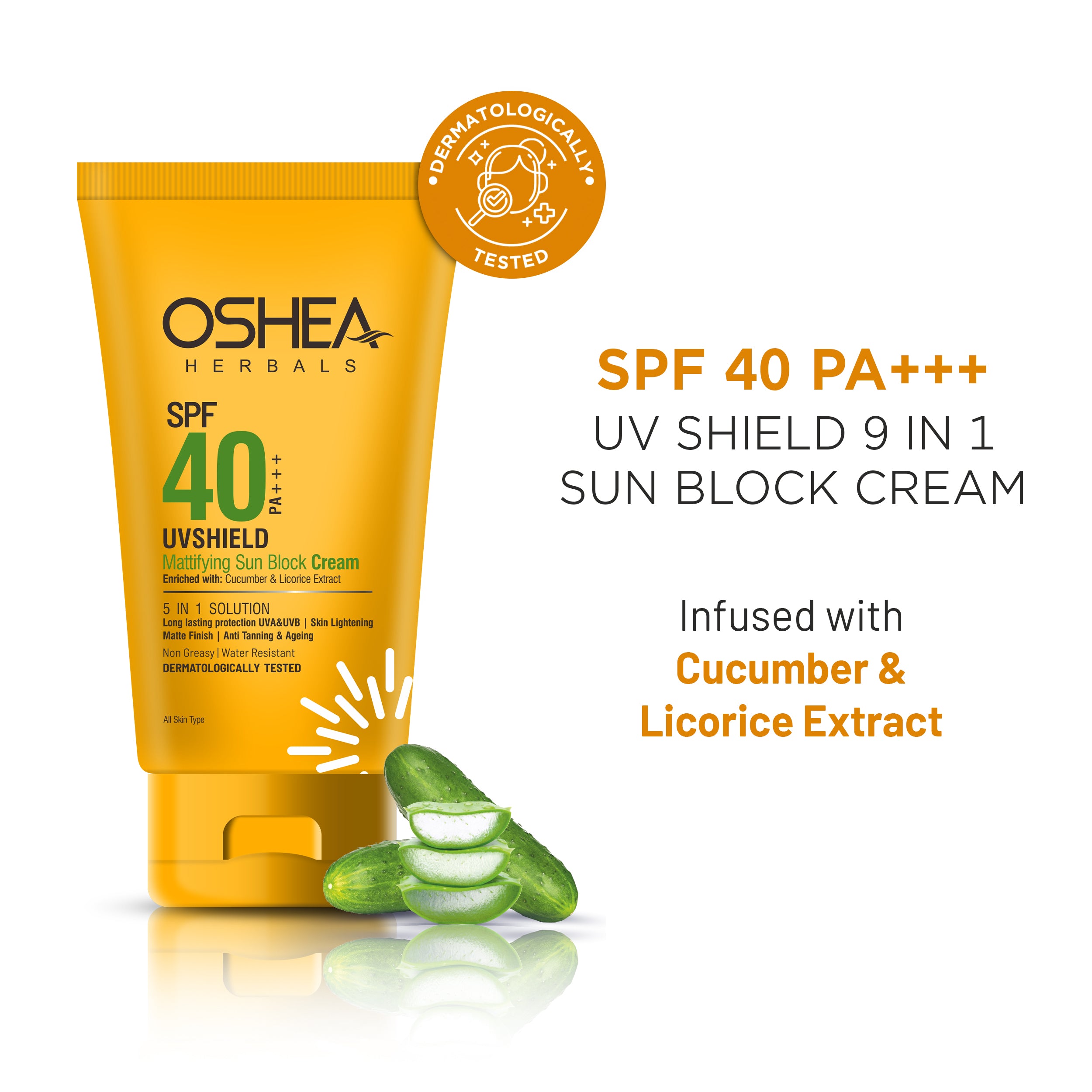 Uv Shield Mattifying  Sun Block Cream SPF 40 PA +++