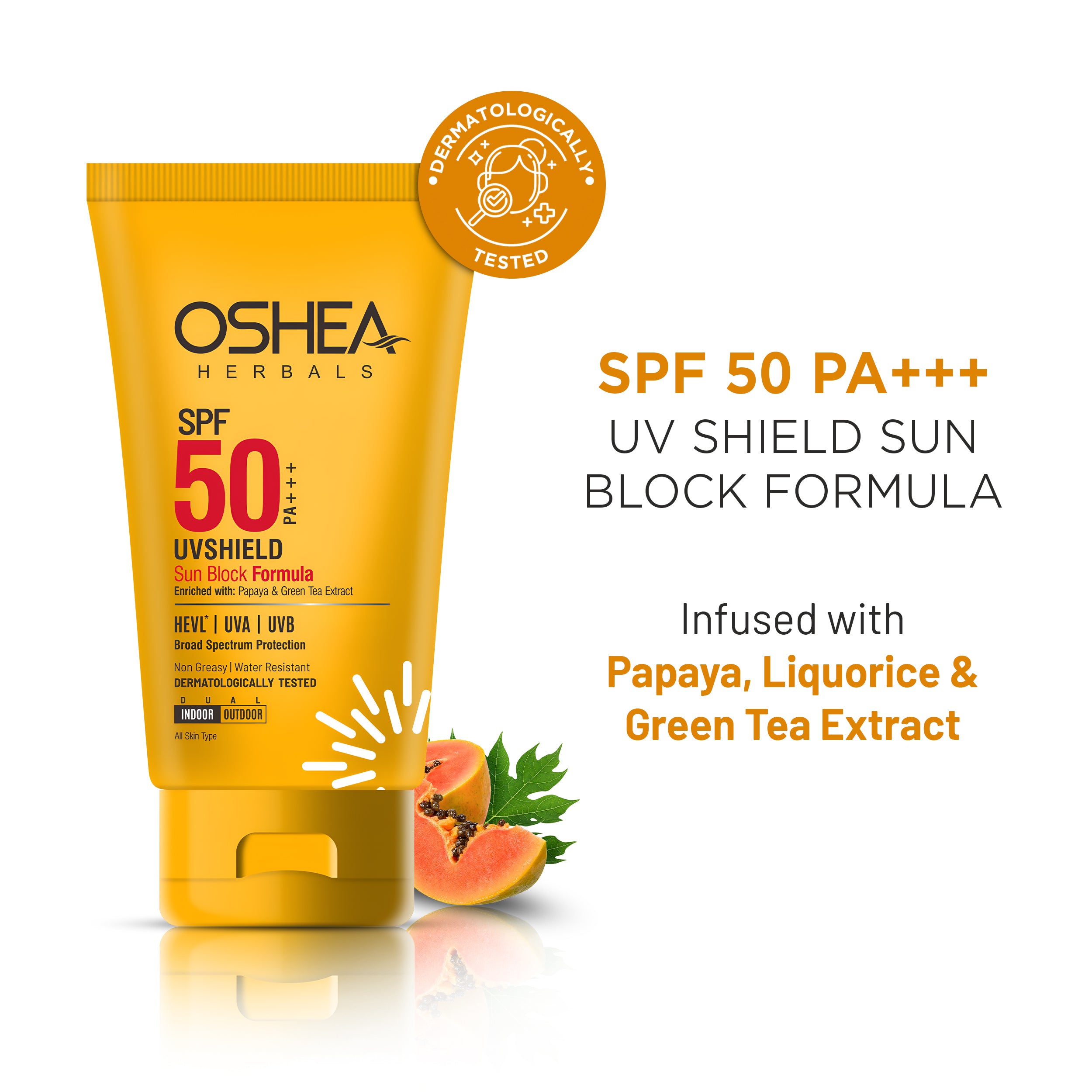 Uv Shield Sun Block Formula SPF 50 PA+++
