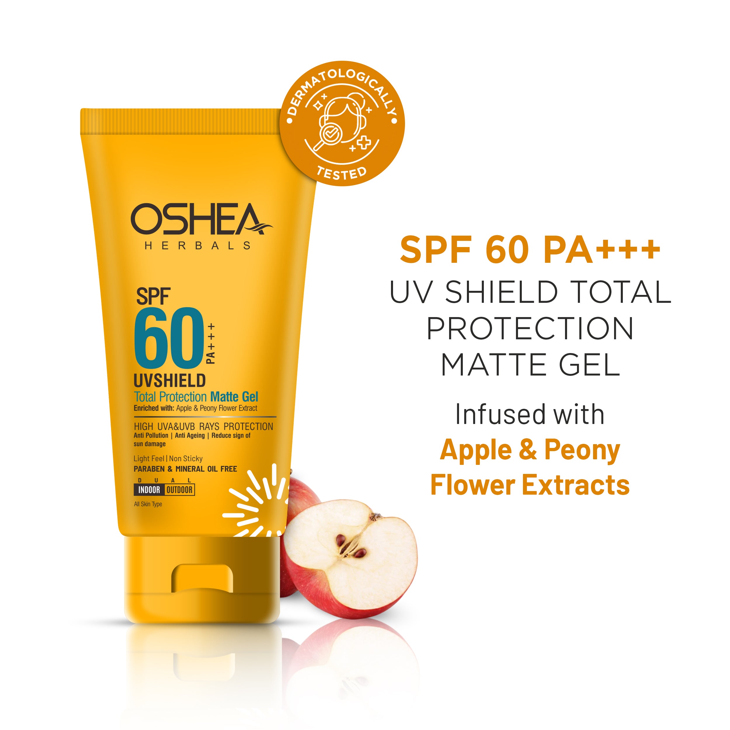 Uv Shield Total Protection Matte Gel  SPF-60 PA+++