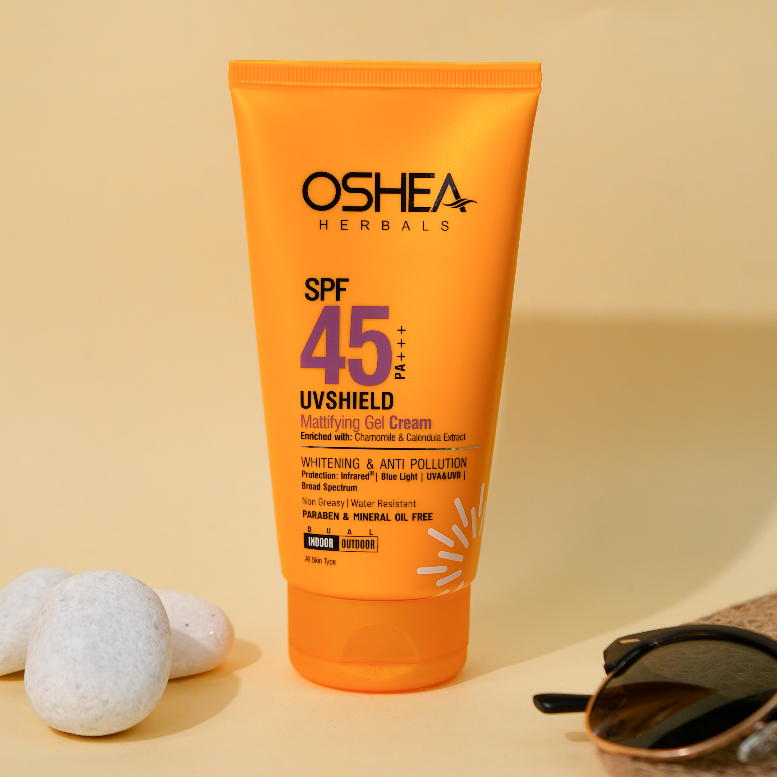 Uv_Shield_Mattifying_Gel_Cream_SPF_45_PA_Oshea_Herbals