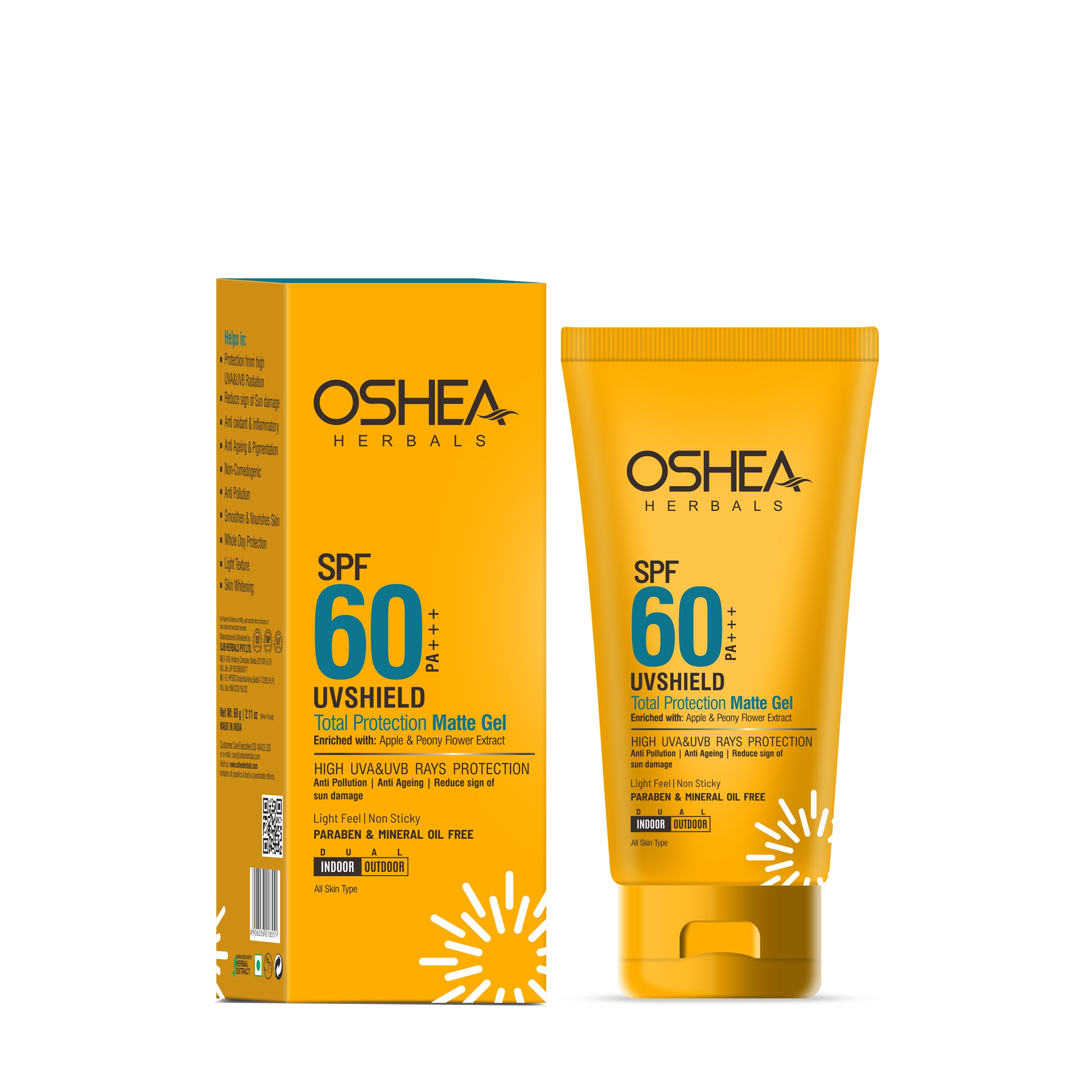 Uv Shield Total Protection Matte Gel  SPF-60 PA+++