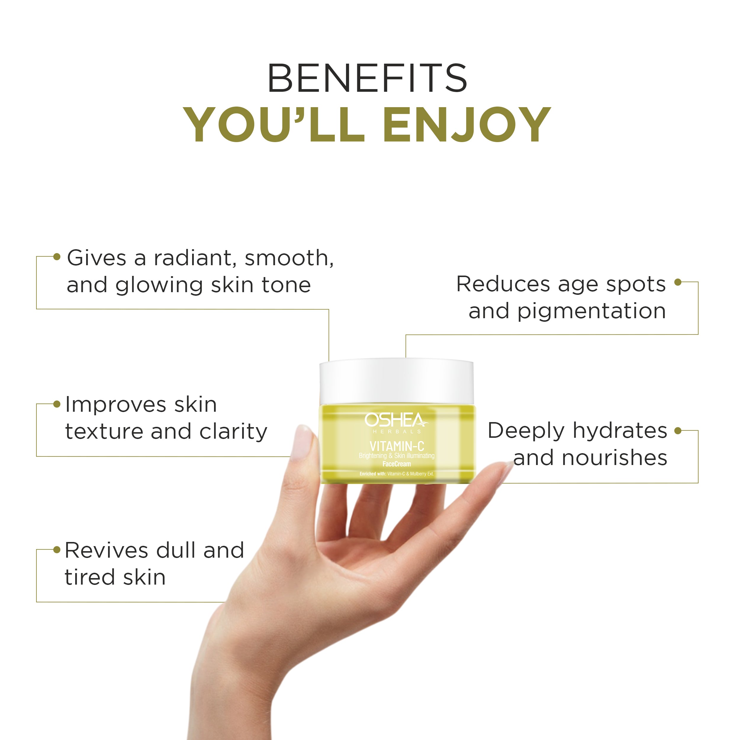 Vitamin C brightening and skin illuminating Cream